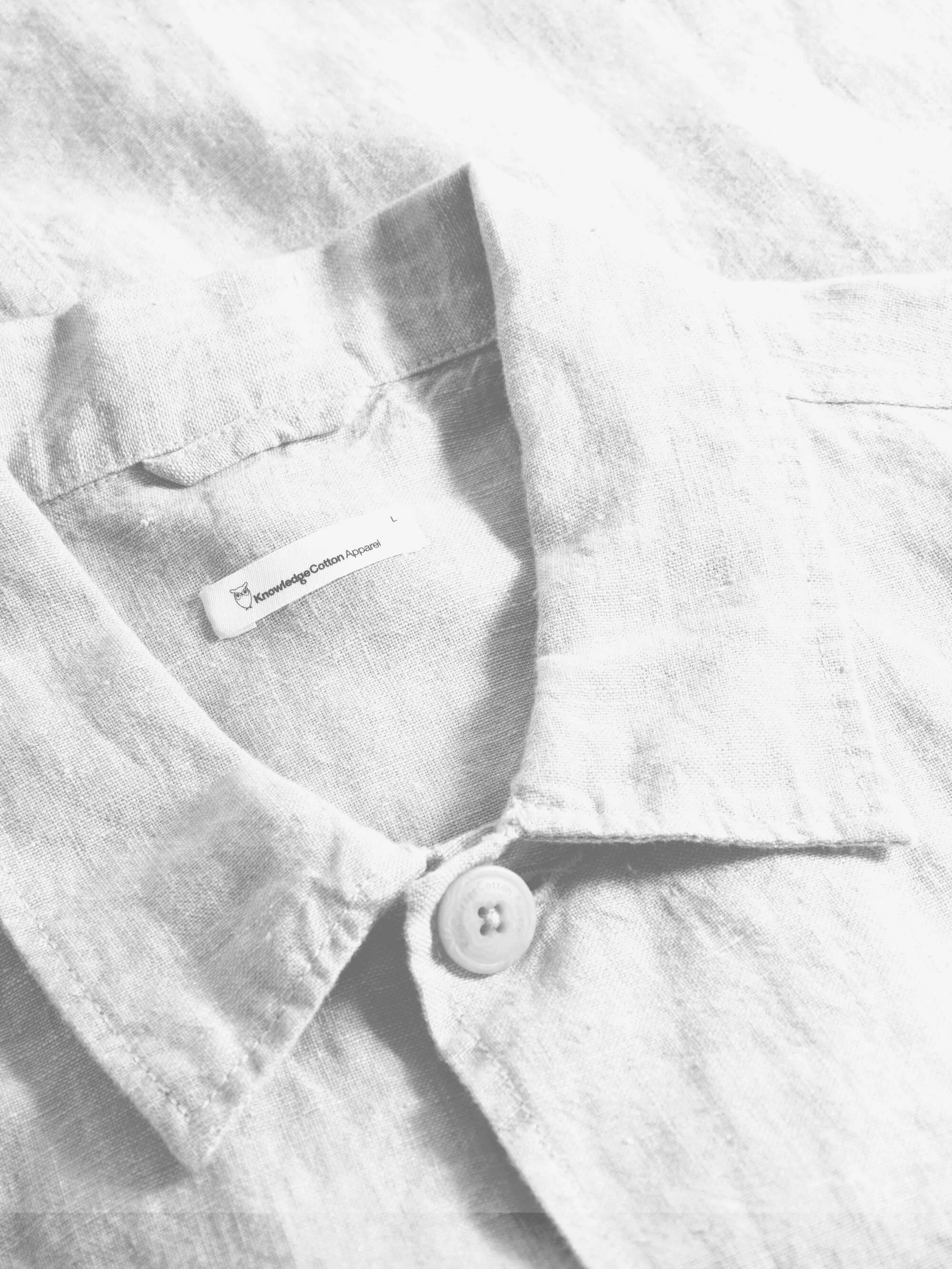 Linen overshirt - Bright White
