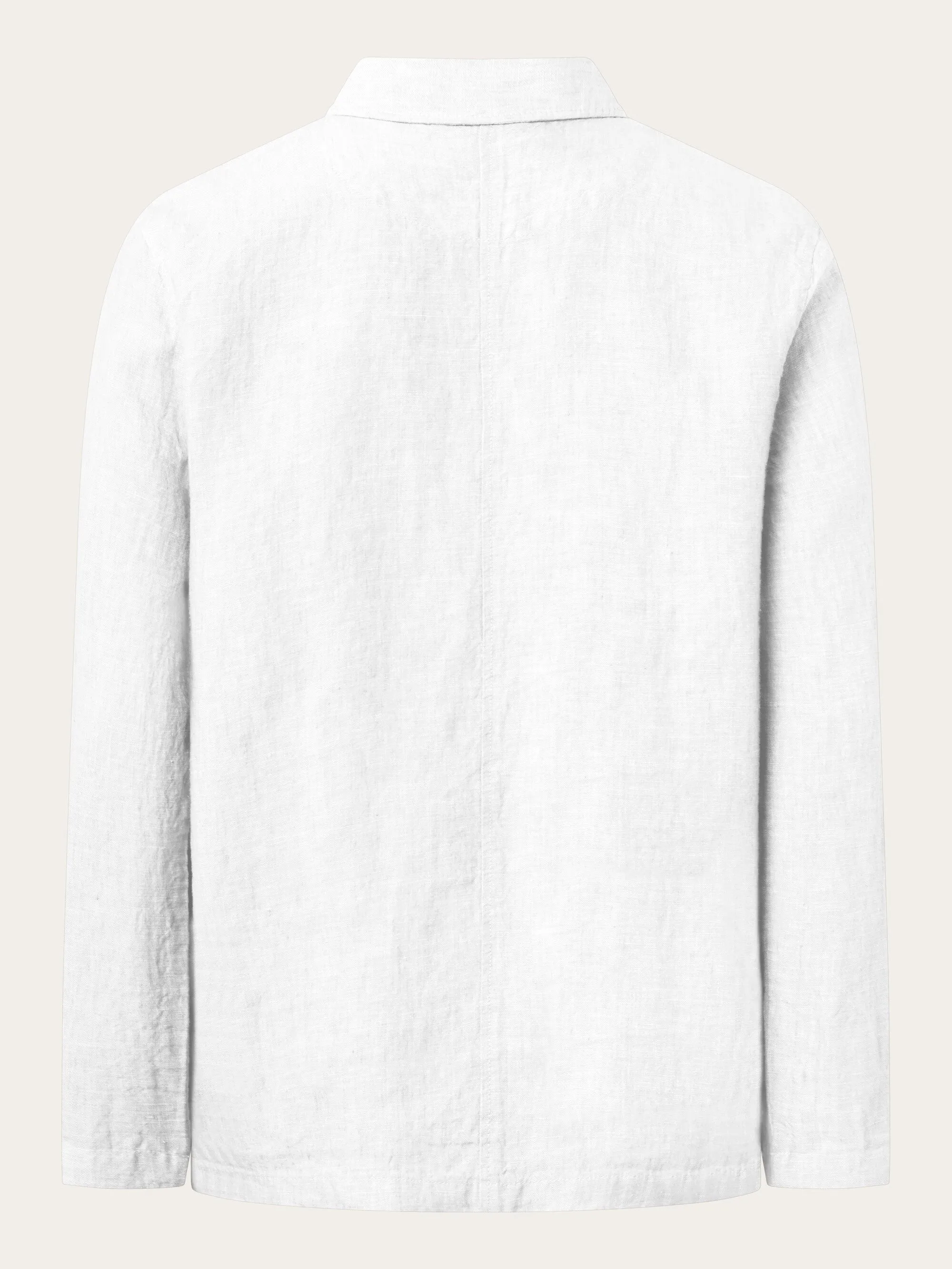 Linen overshirt - Bright White