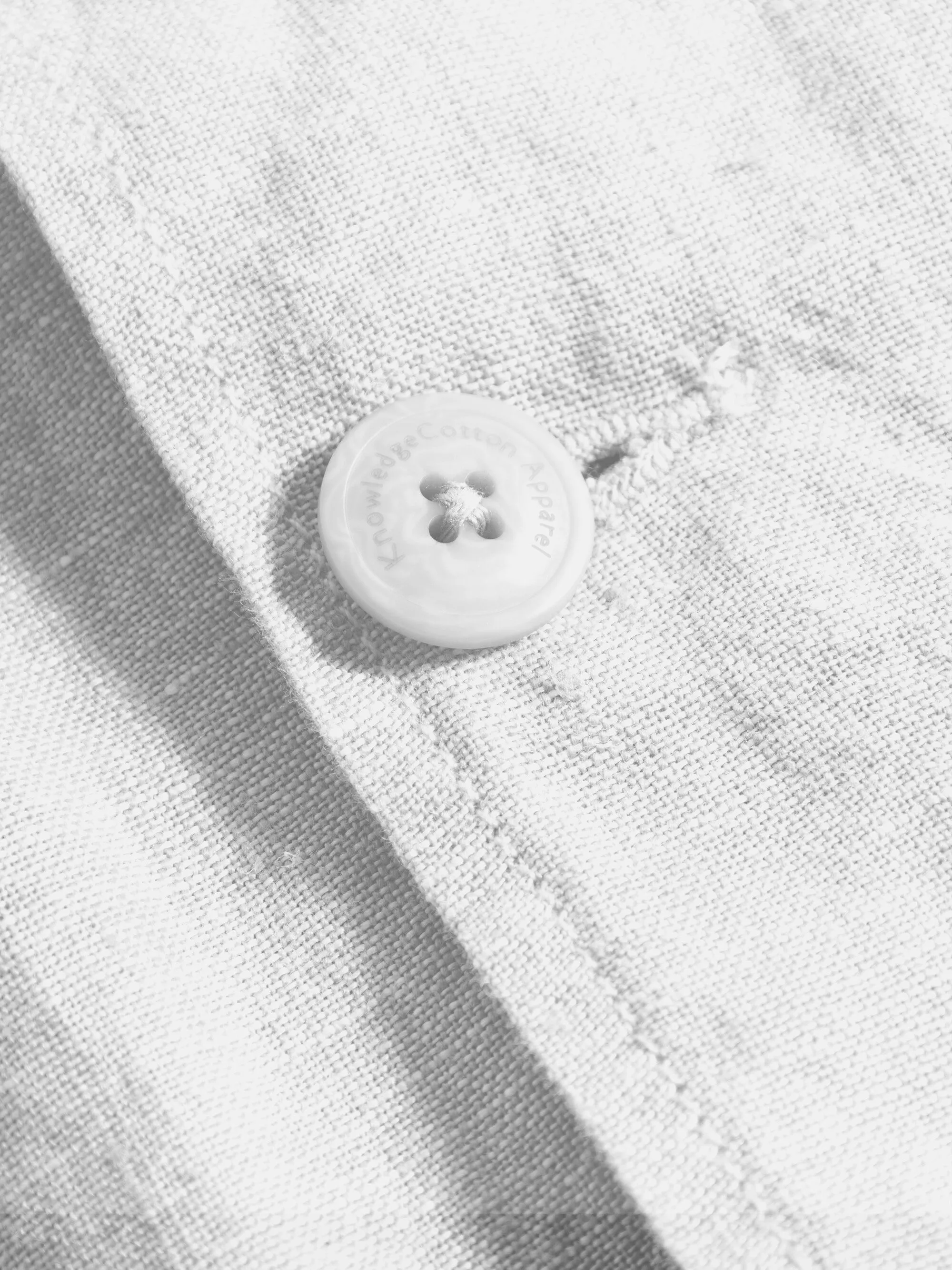 Linen overshirt - Bright White