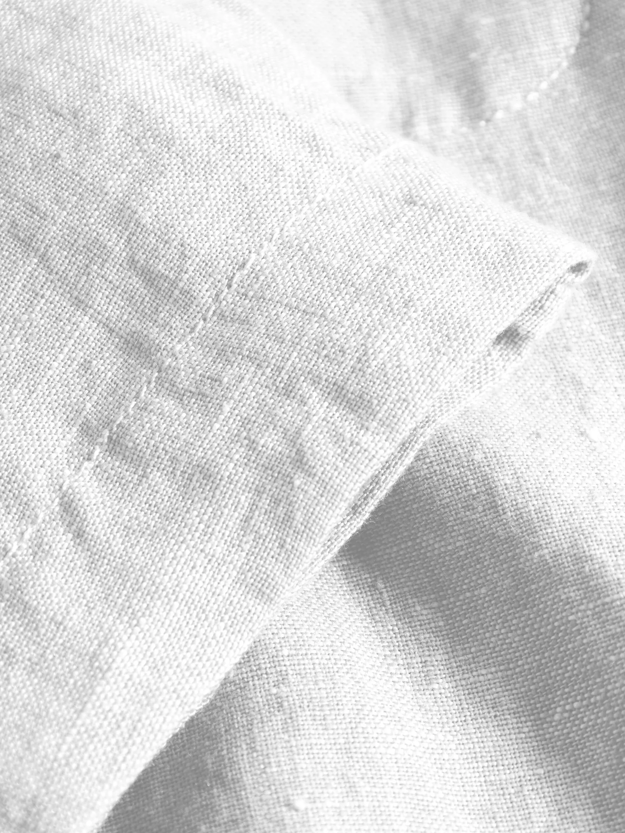 Linen overshirt - Bright White