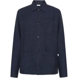 Linen overshirt - Yarndyed - Total Eclipse