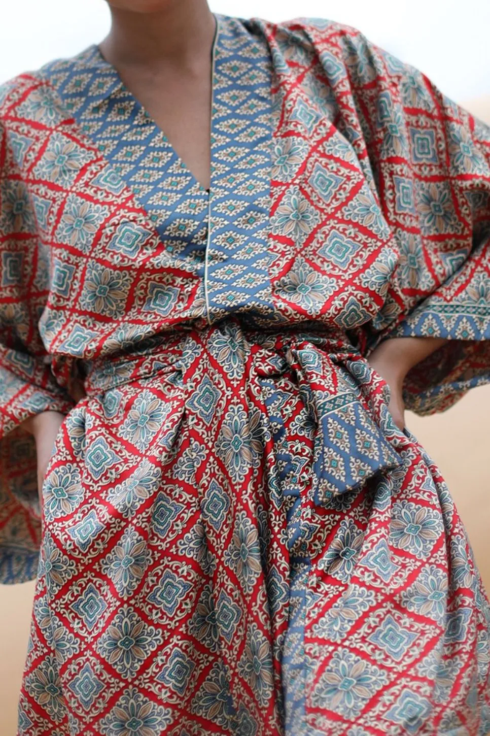 Long Silk Robe