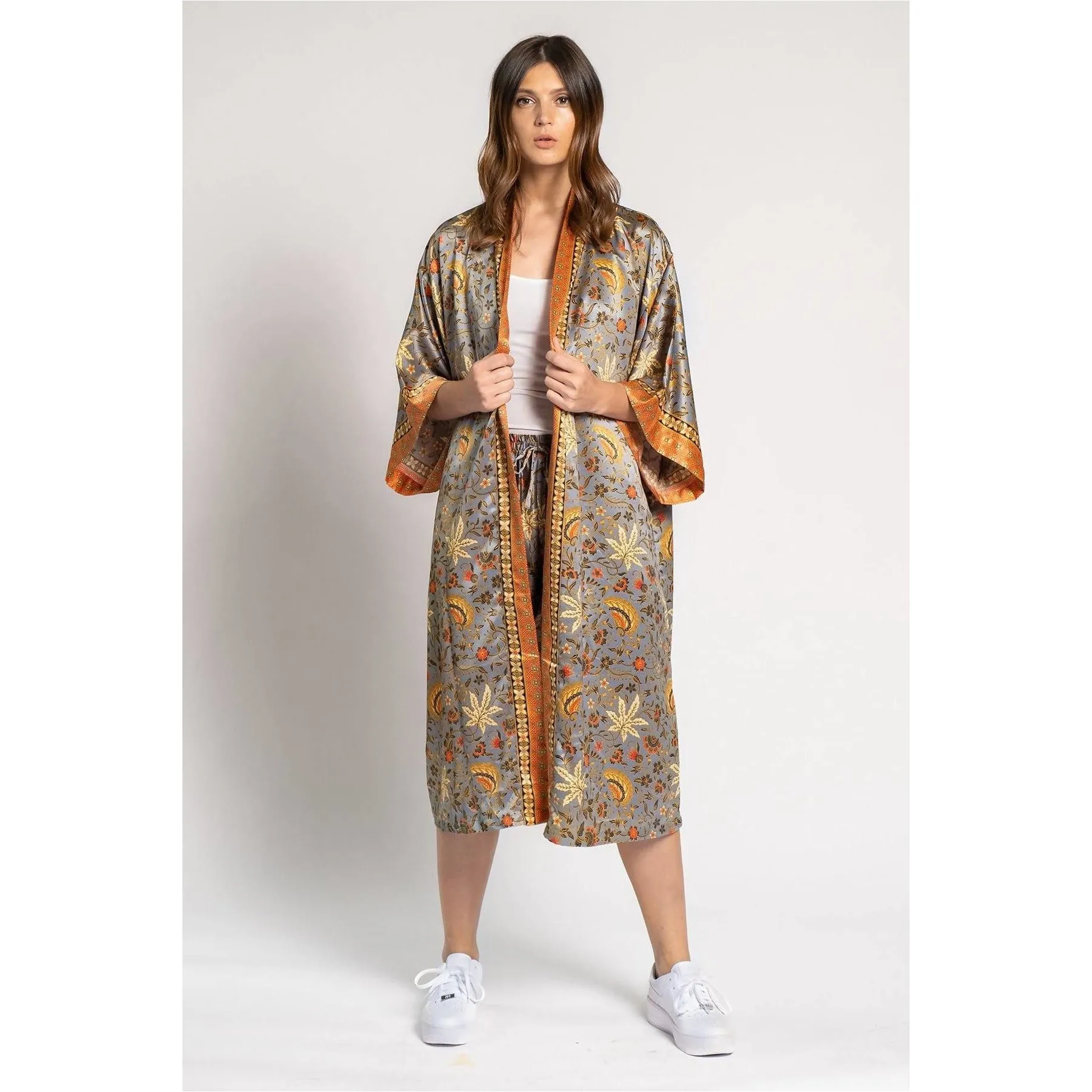 Long Silk Robe