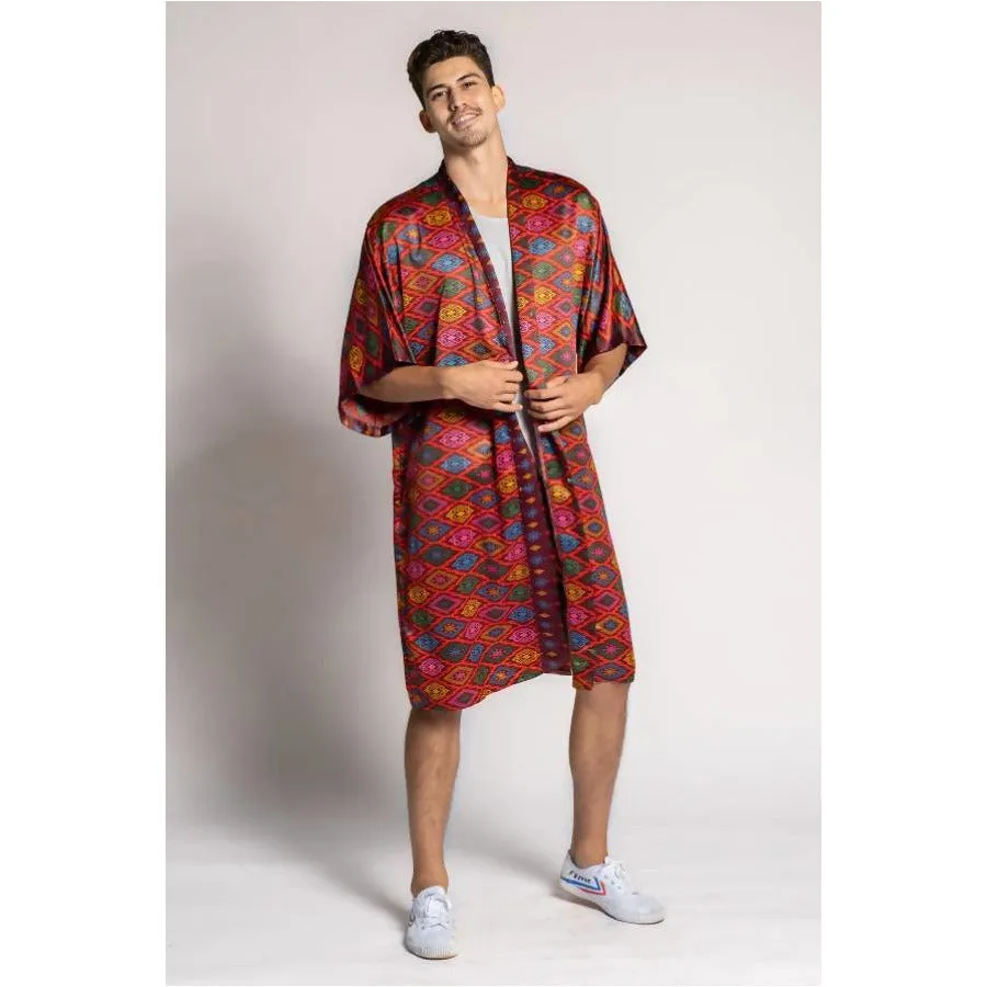 Long Silk Robe