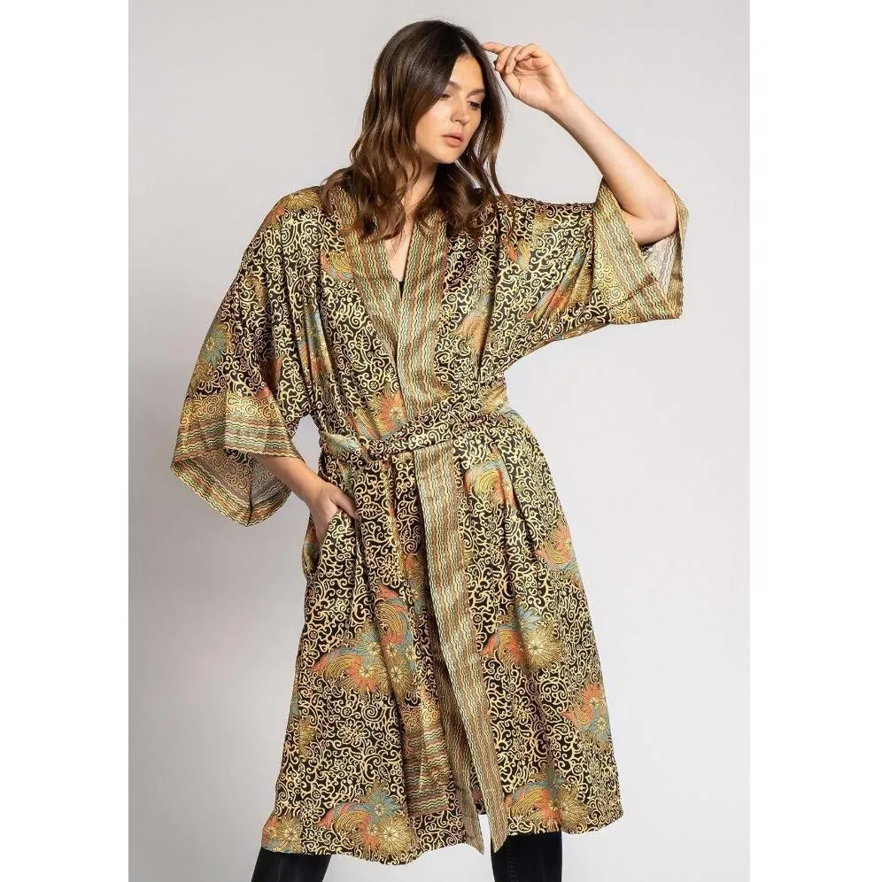 Long Silk Robe
