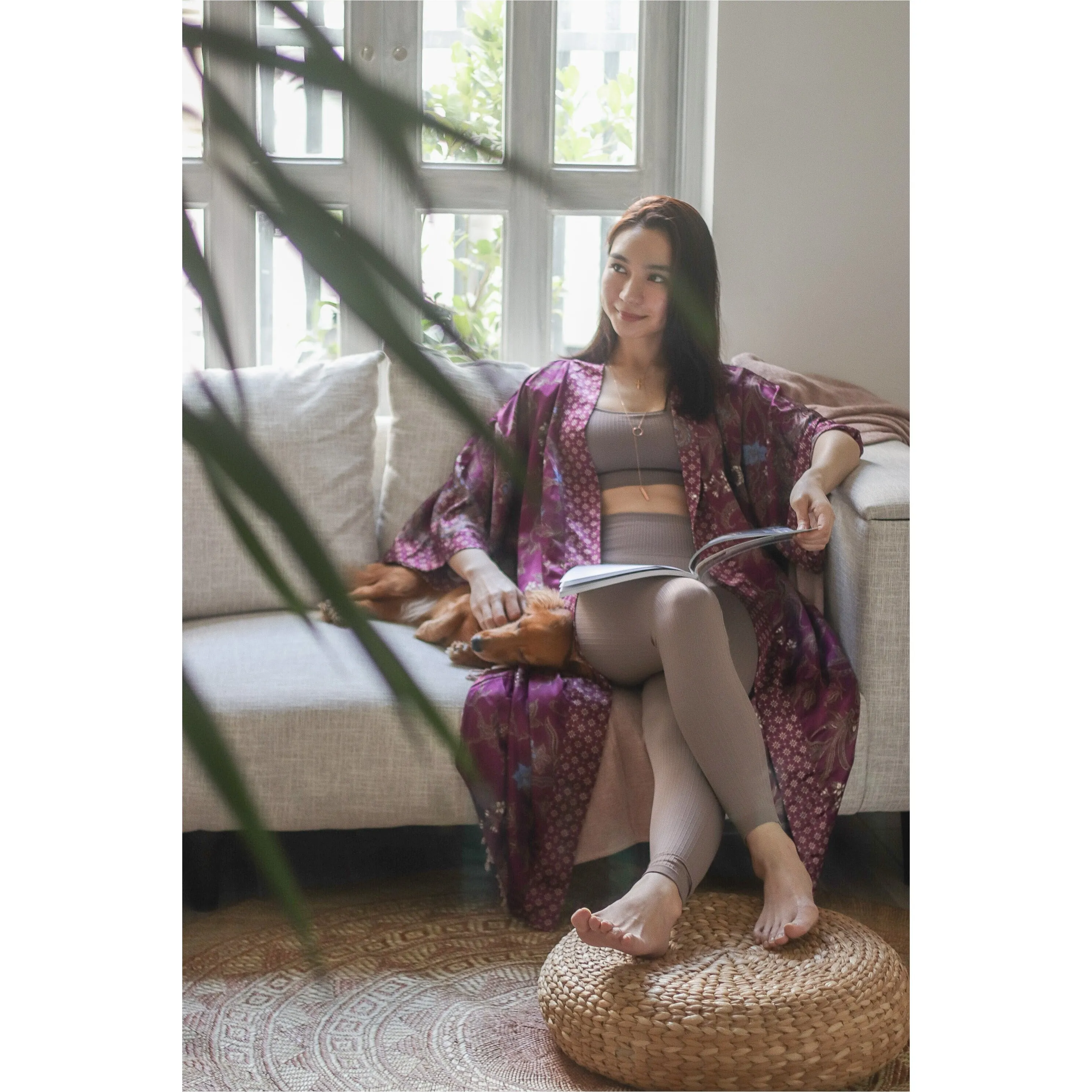 Long Silk Robe