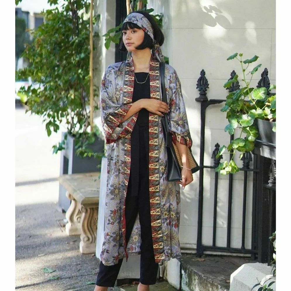 Long Silk Robe