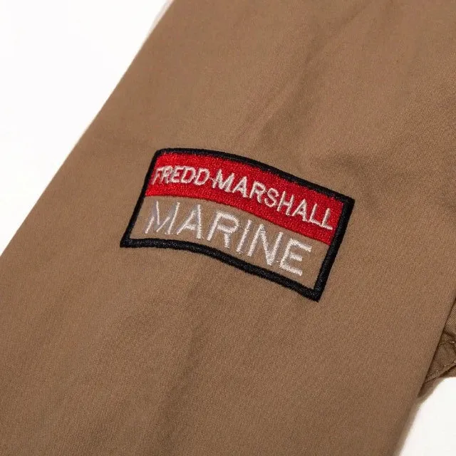 Long Sleeve  Military Shirt With Embroidery
