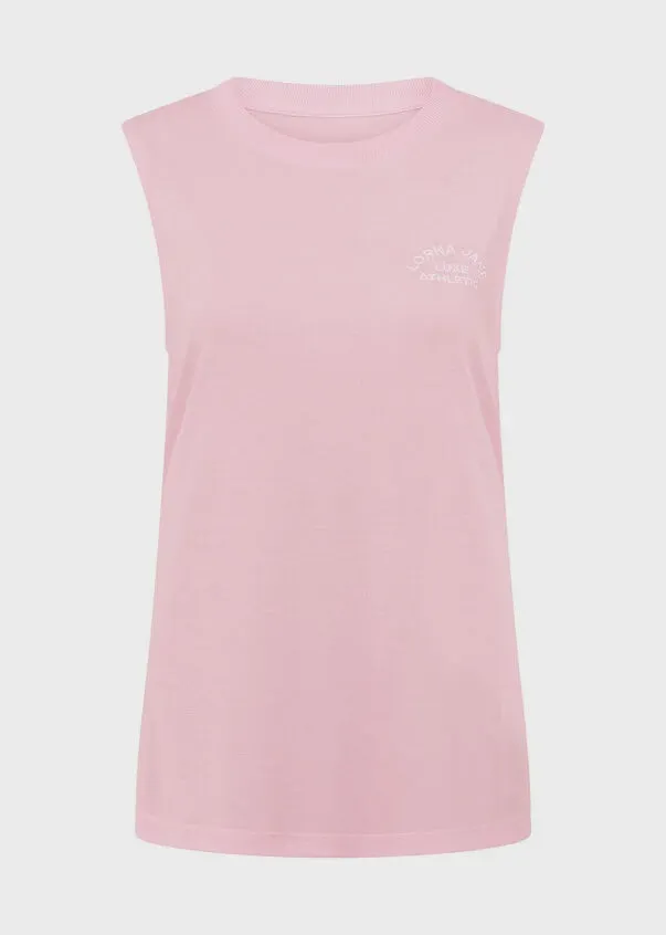 Lotus Muscle Tank - Sweet Pink