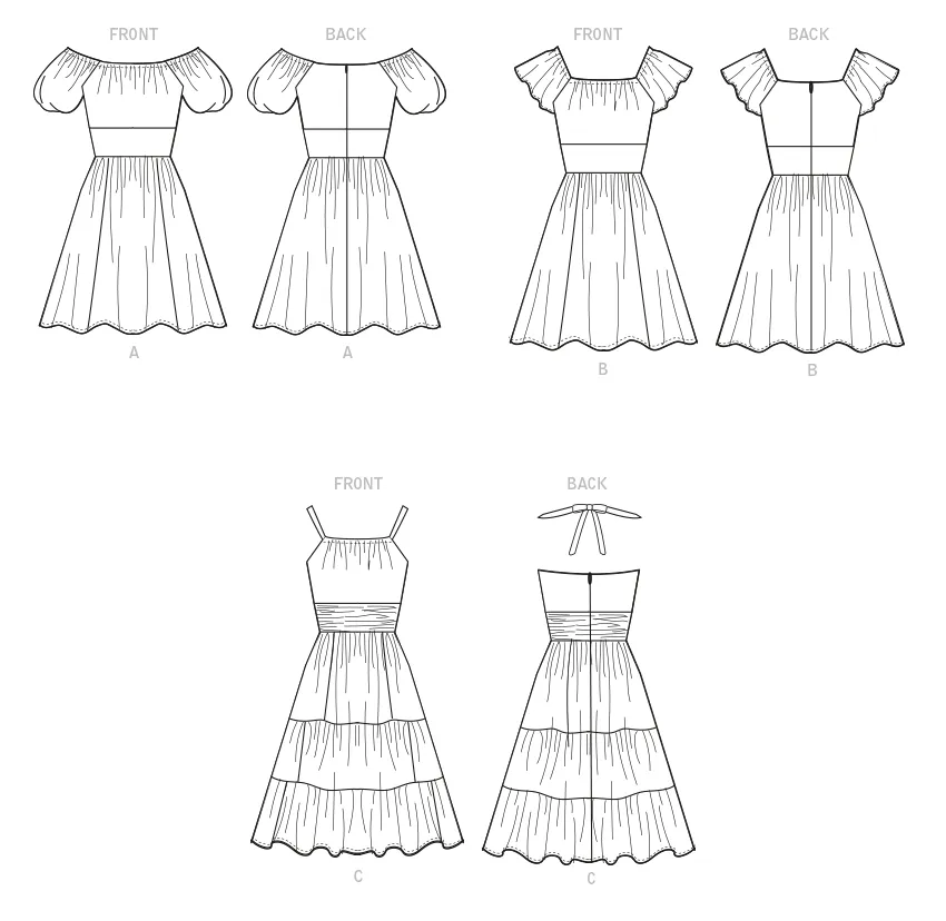 McCall's 8211 Misses' and Women's Dresses sewing pattern