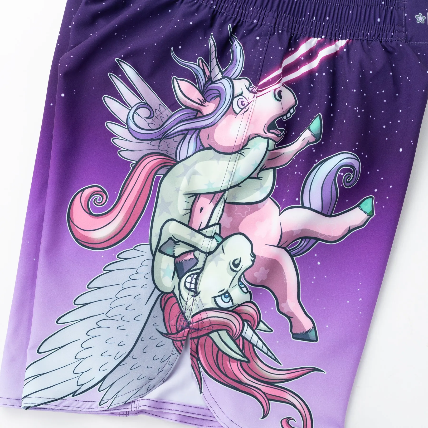 Meerkatsu "Laser Beam Flying Jitsunicorn" Shorts