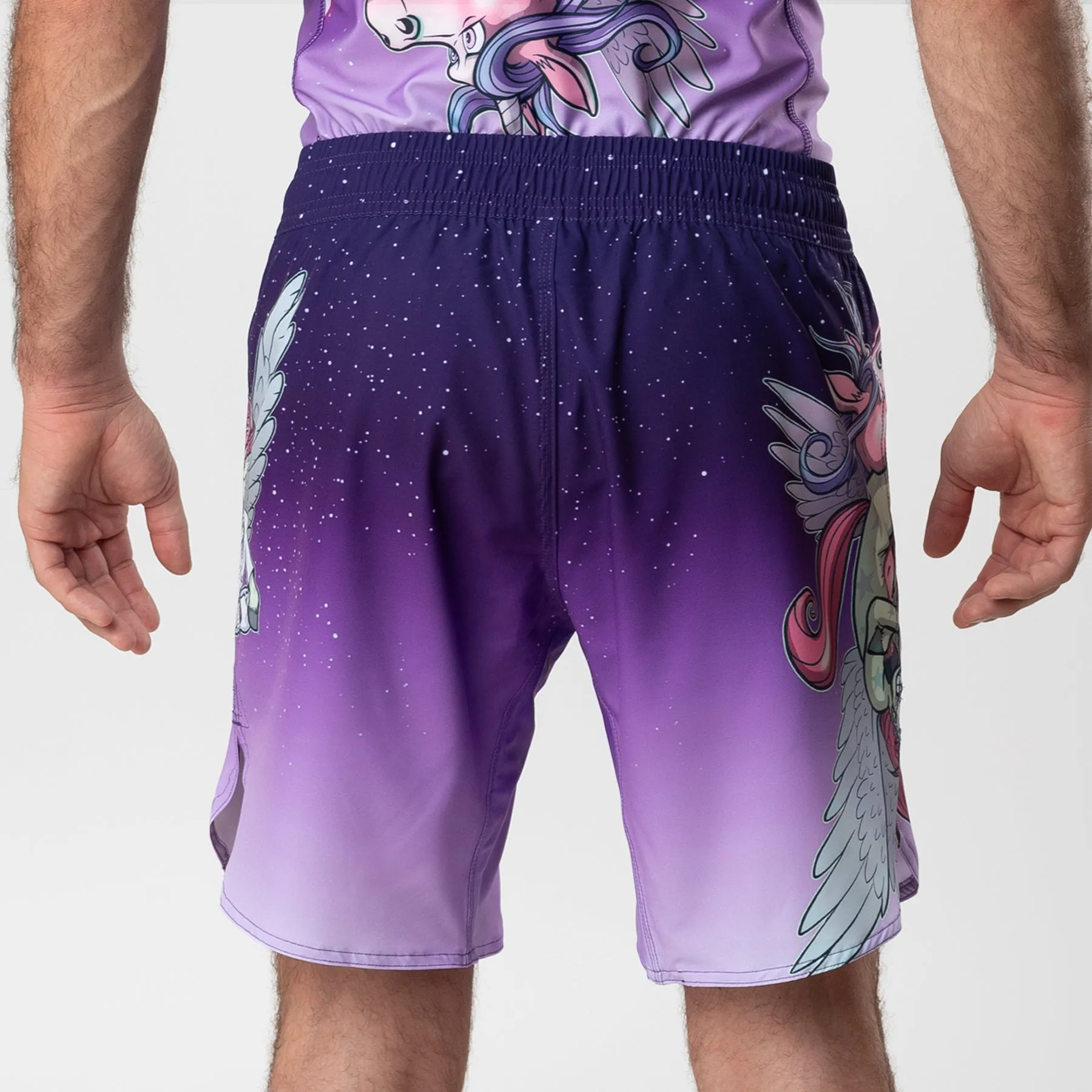 Meerkatsu "Laser Beam Flying Jitsunicorn" Shorts