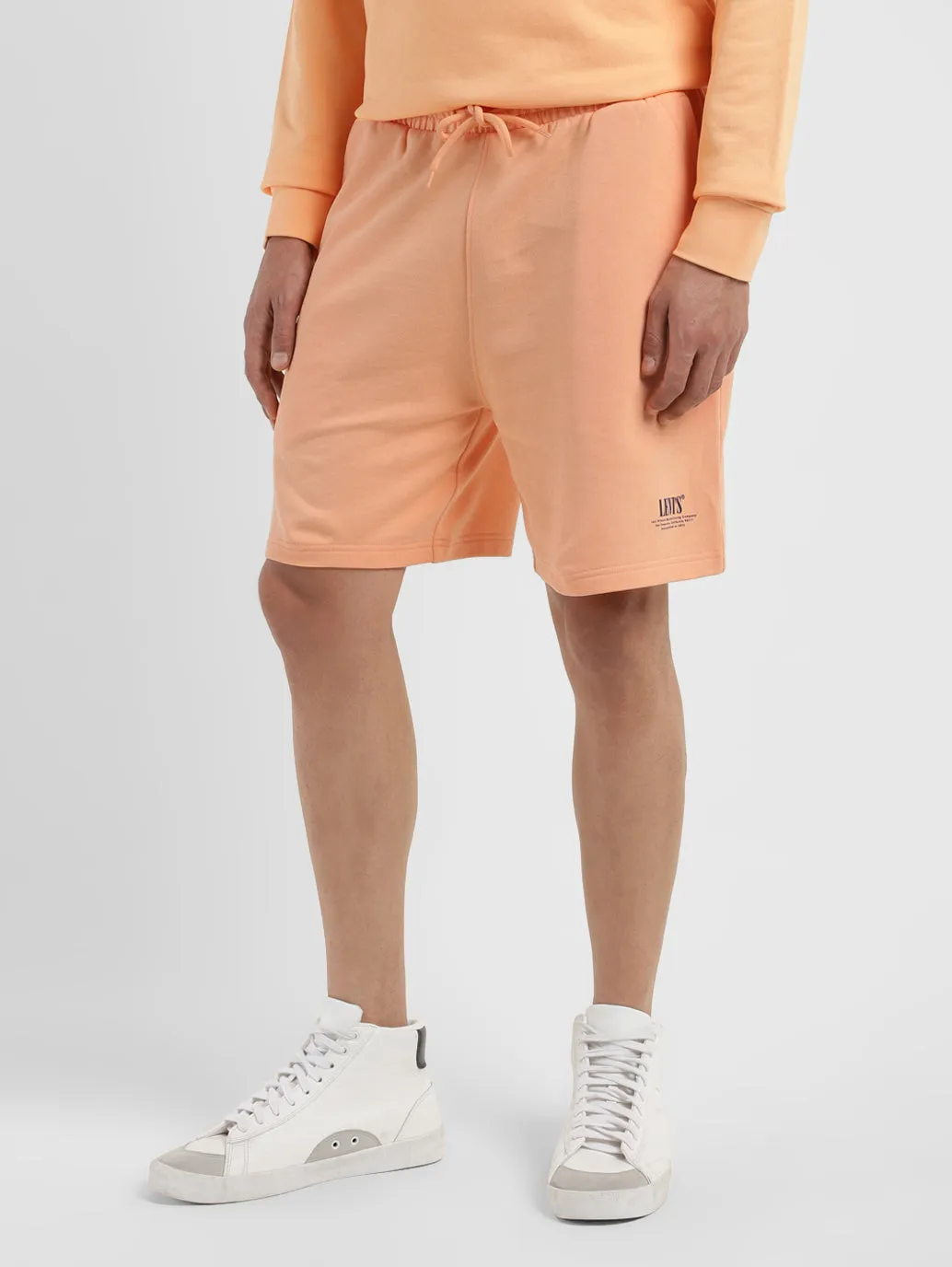 Men's Peach Regular Fit Shorts