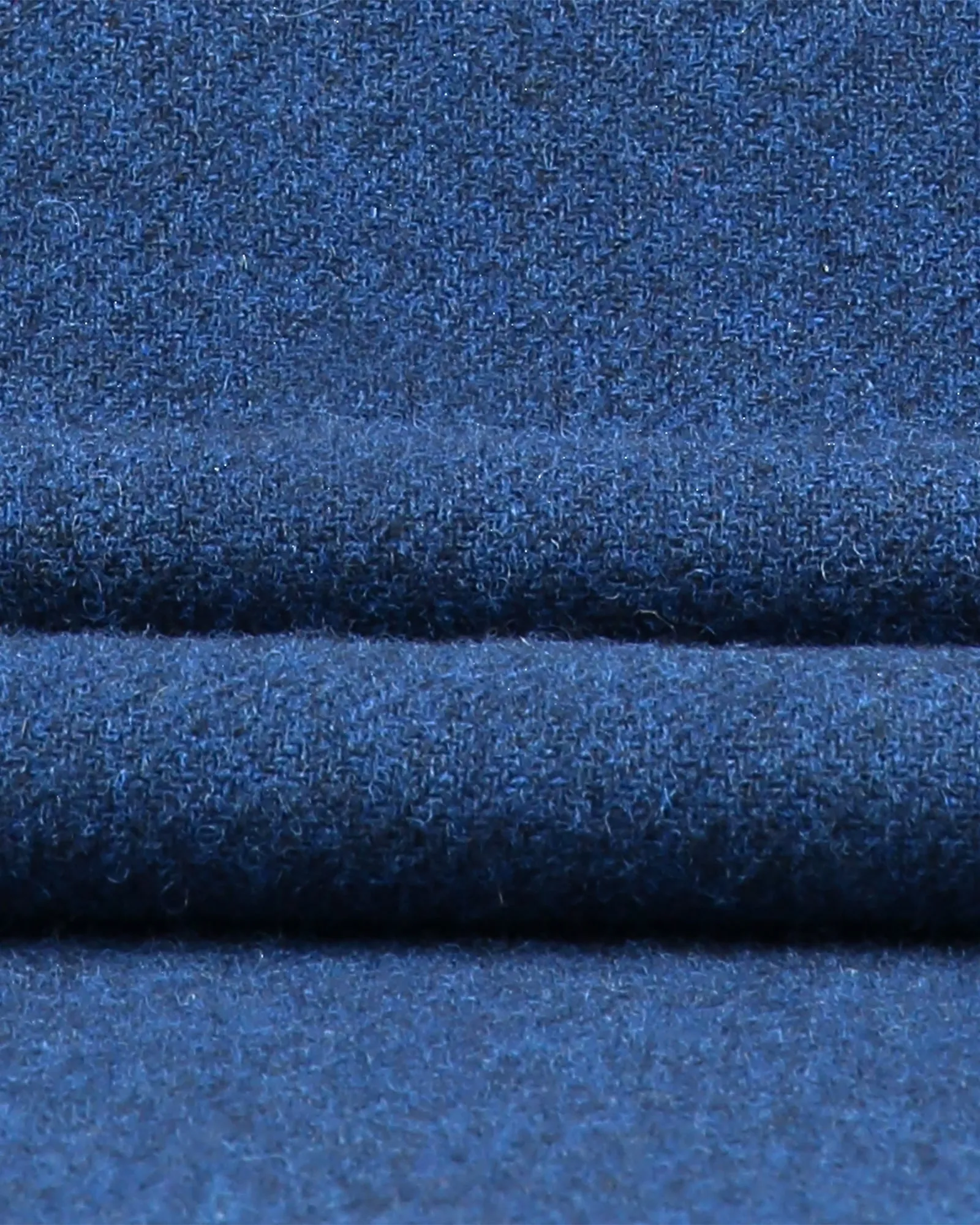 Men's Silk-Lined Wool Robe - Royal Blue