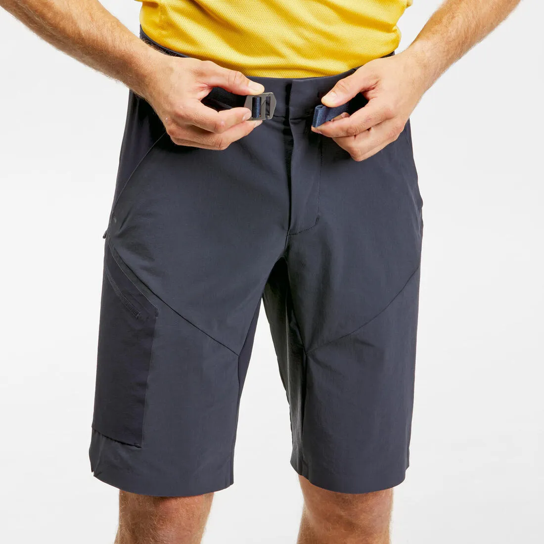 MH500 Men's Hiking Long Shorts