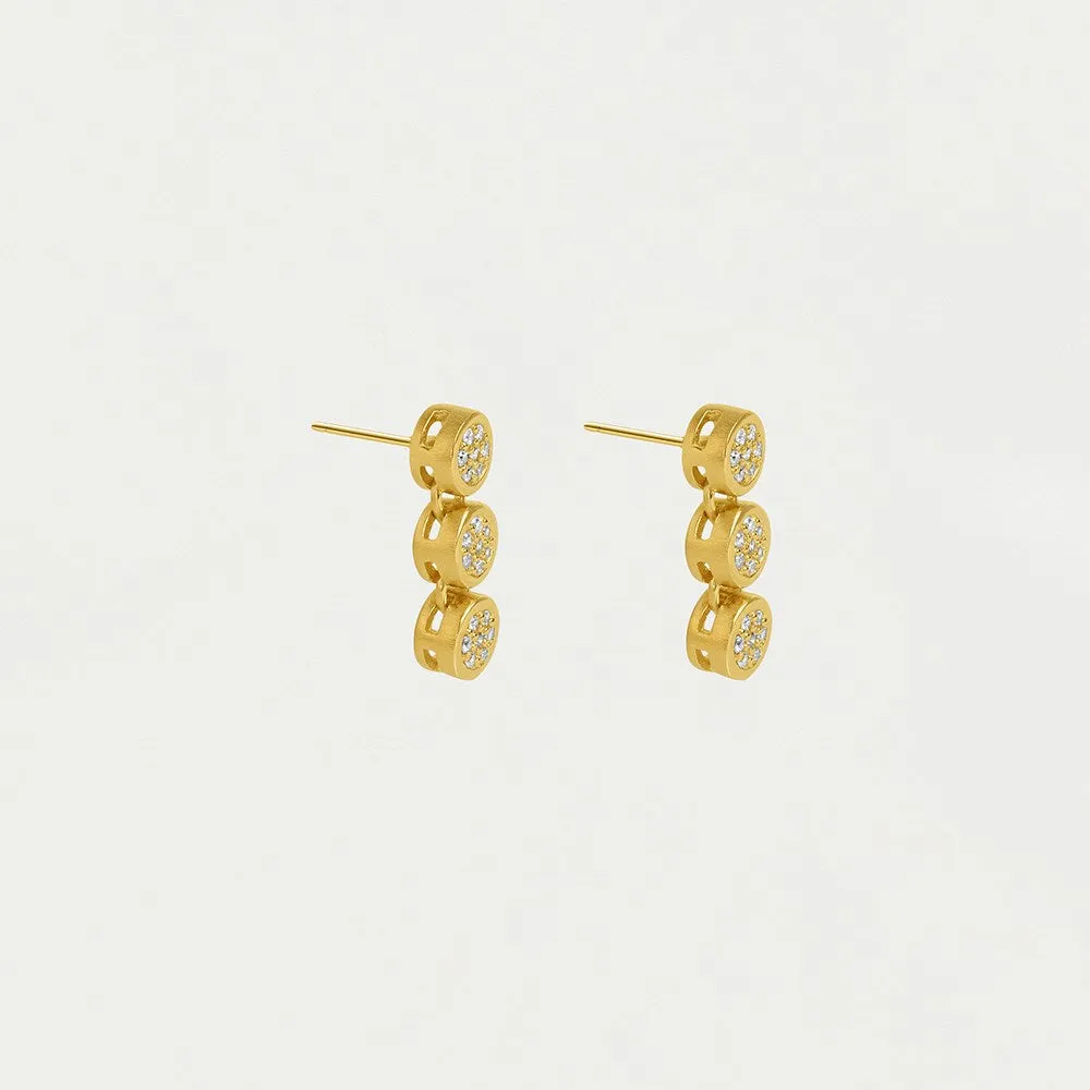 Mirabeau Pavé Droplet Earrings