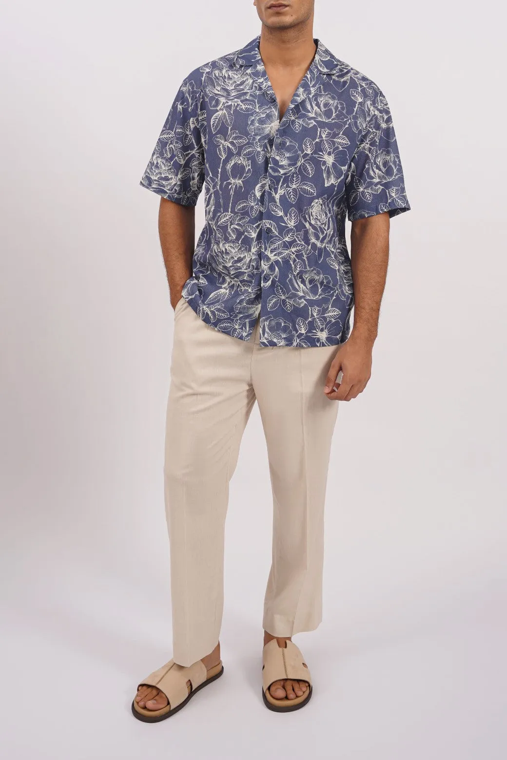 MONOCHROMATIC SAFARI SHIRT