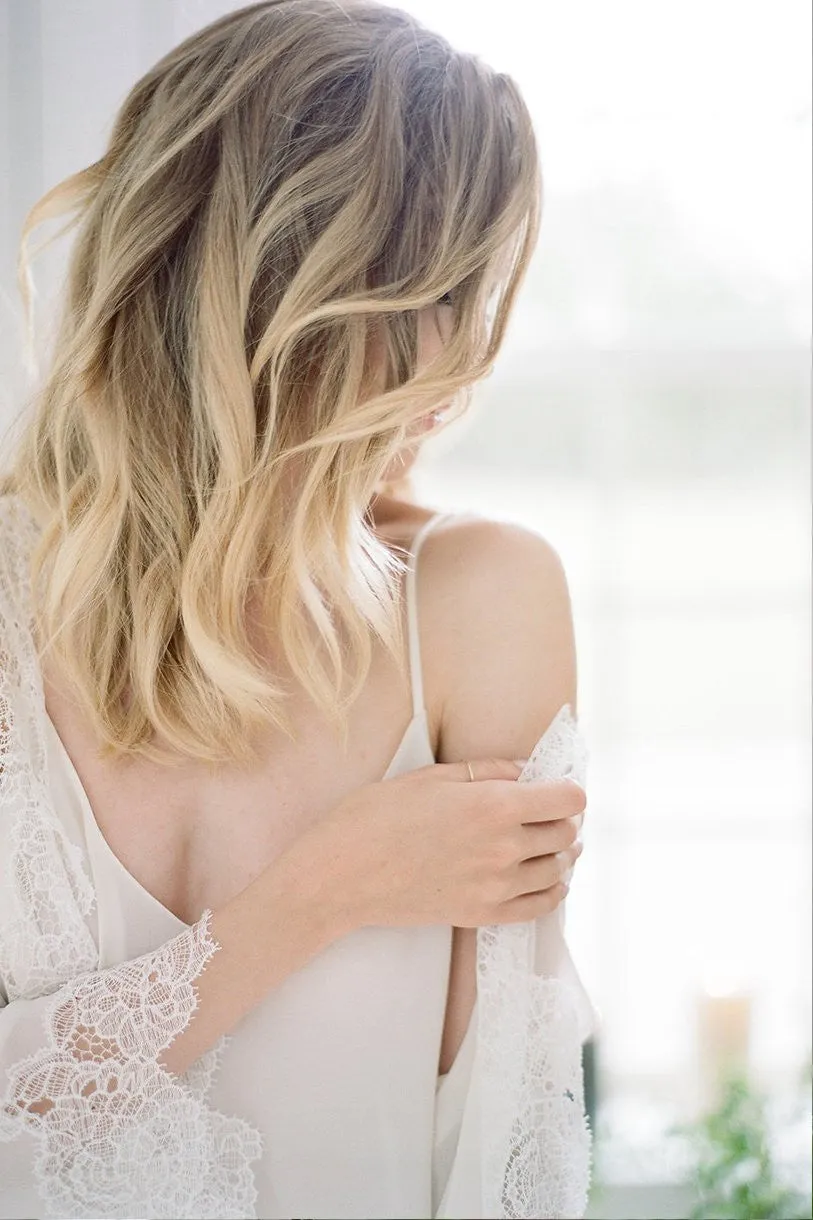 Morning Bias cut Silk Slip