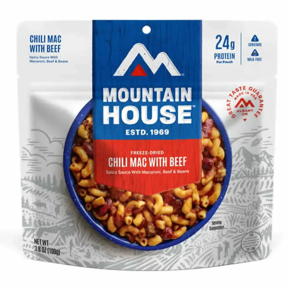 Mountain House CHILI MAC with BEEF Pouch (2 Servings)