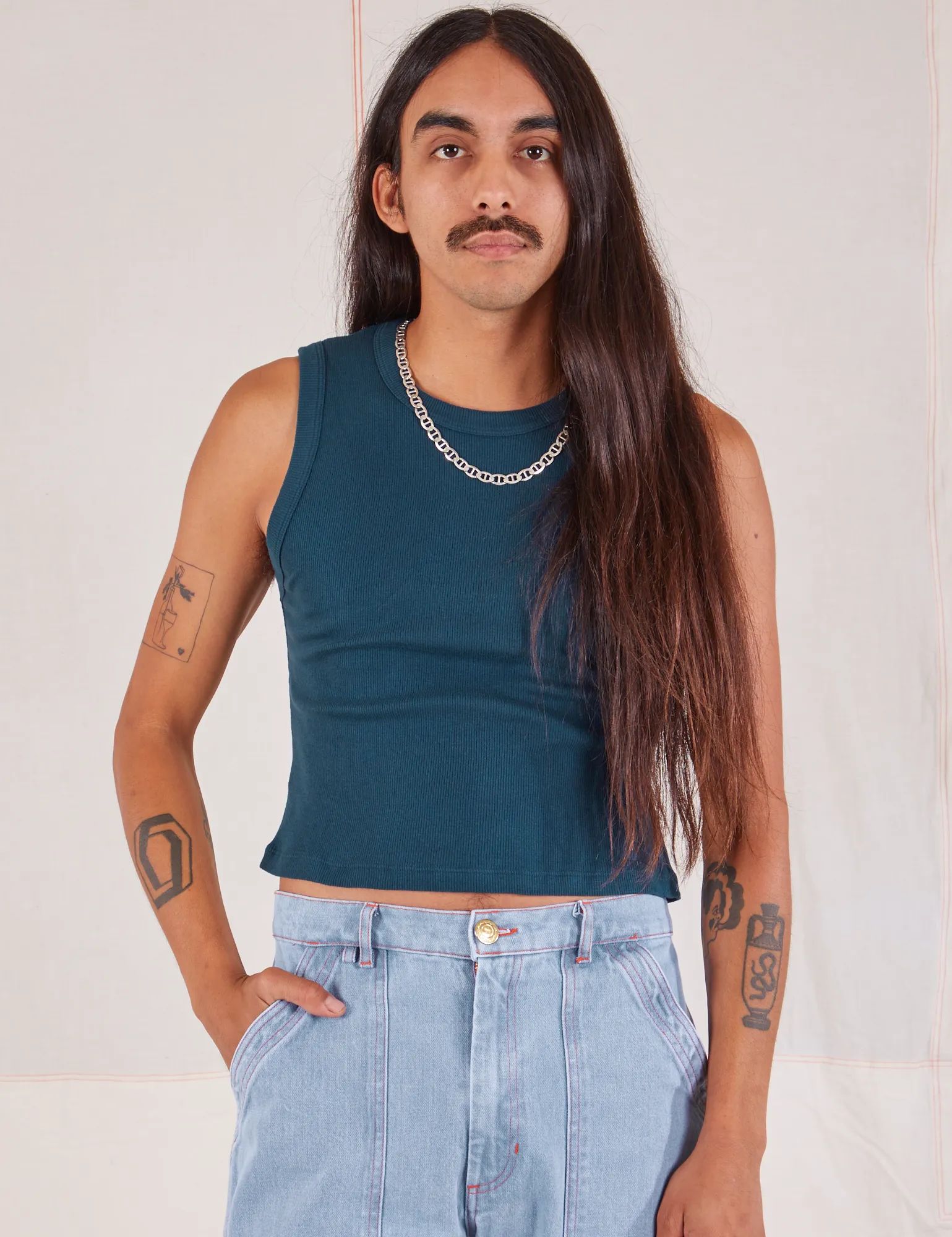 Muscle Tee - Lagoon