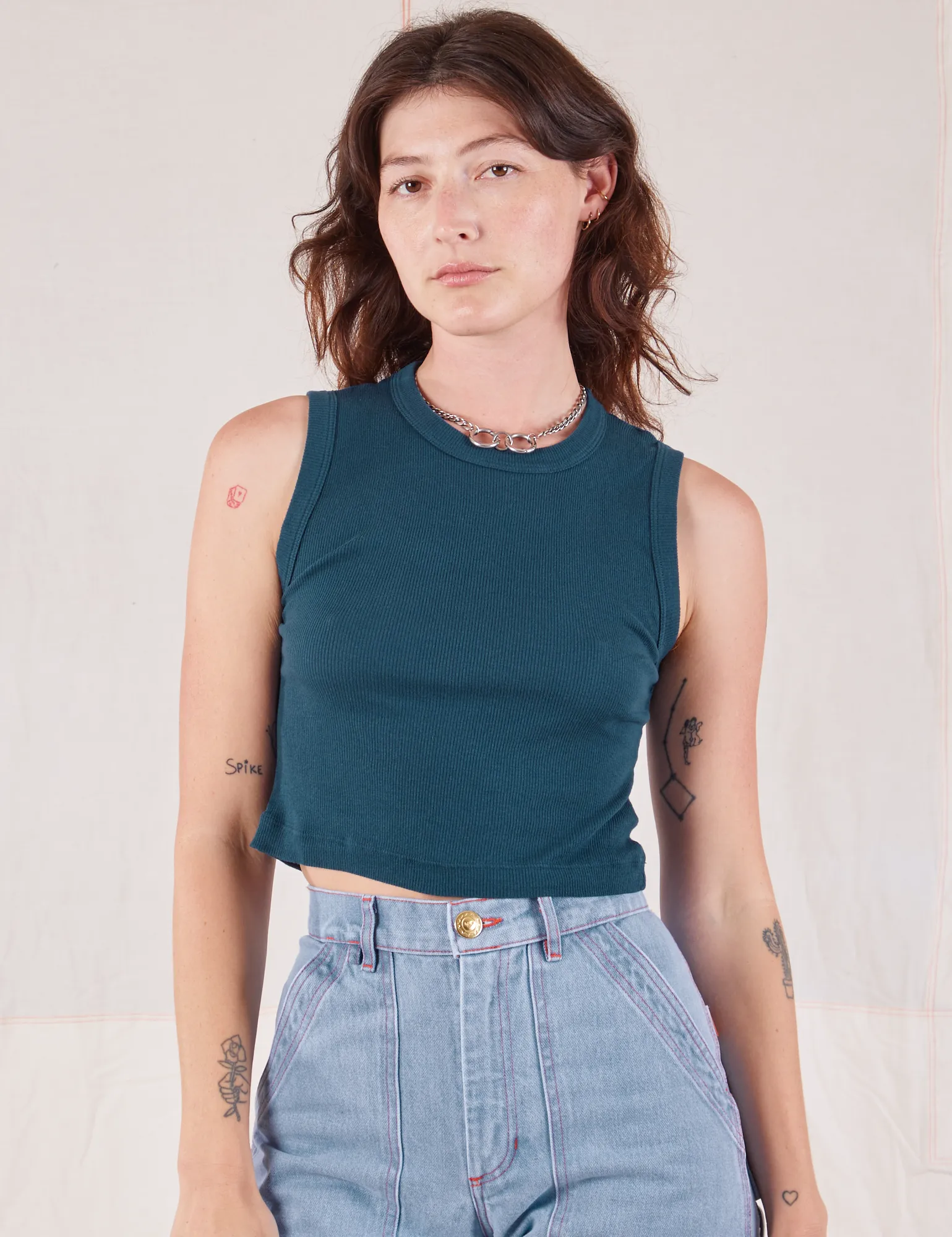 Muscle Tee - Lagoon