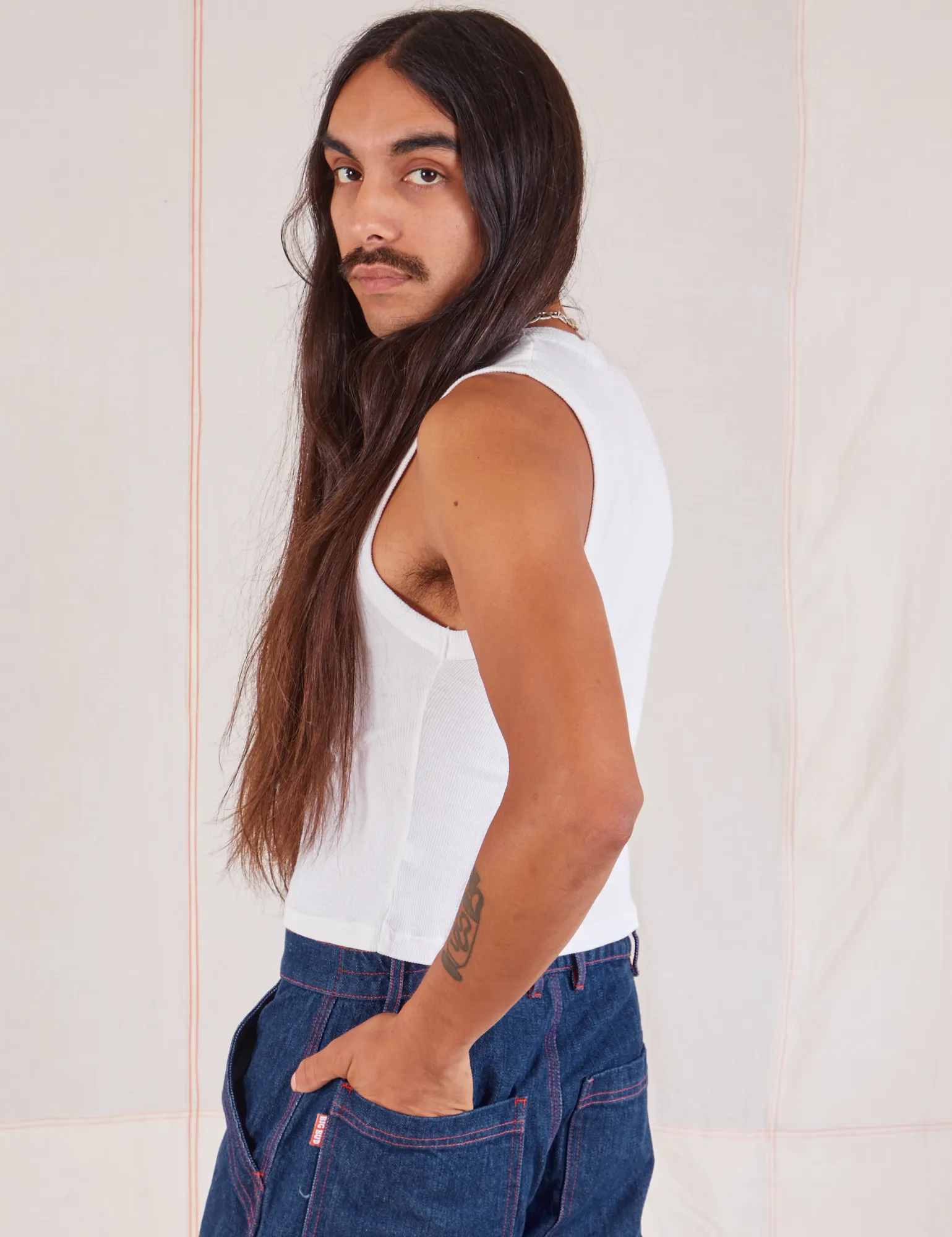 Muscle Tee - Vintage Tee Off-White
