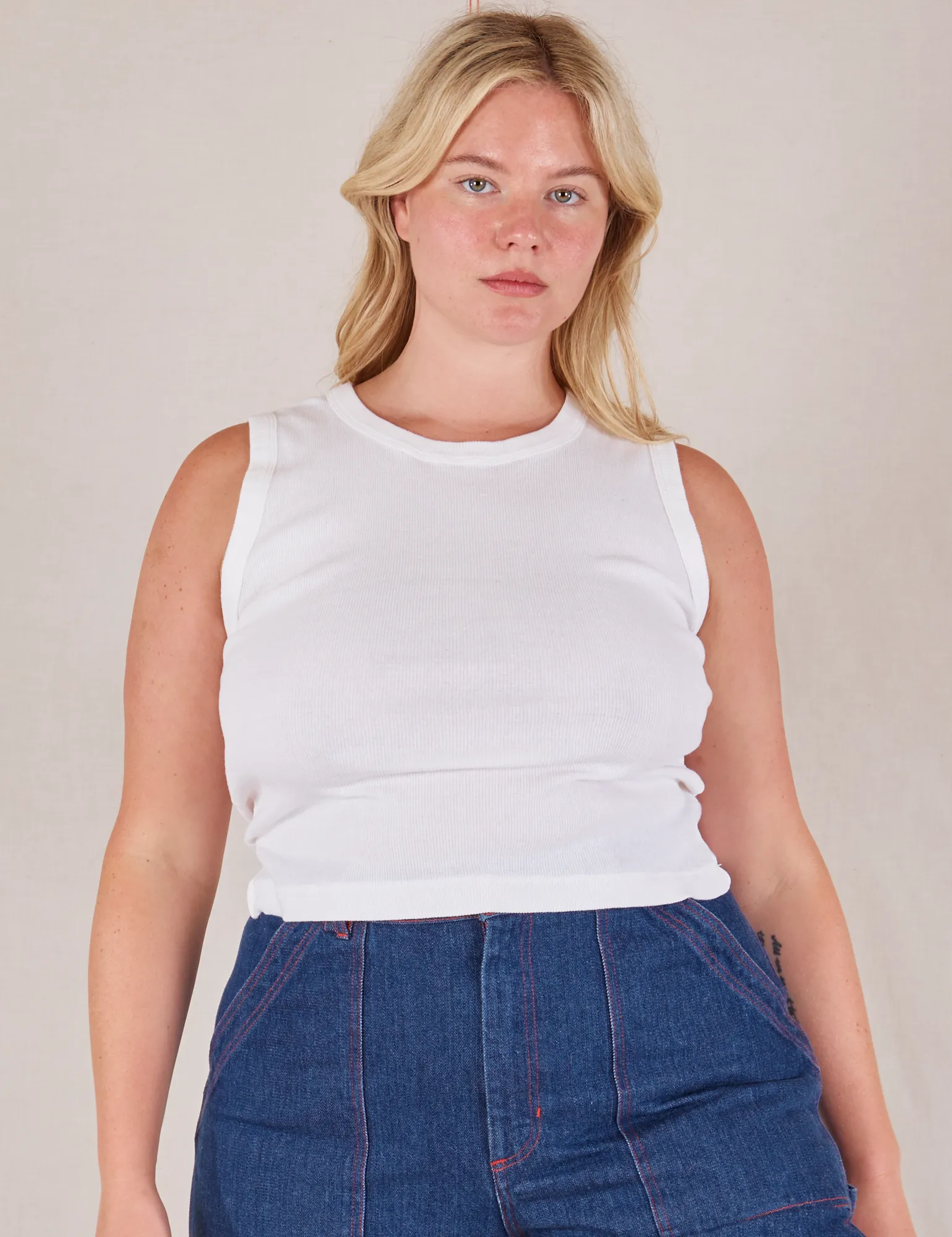 Muscle Tee - Vintage Tee Off-White