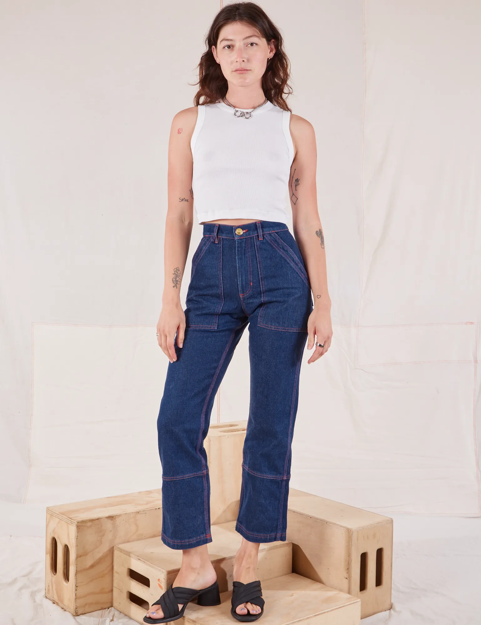Muscle Tee - Vintage Tee Off-White