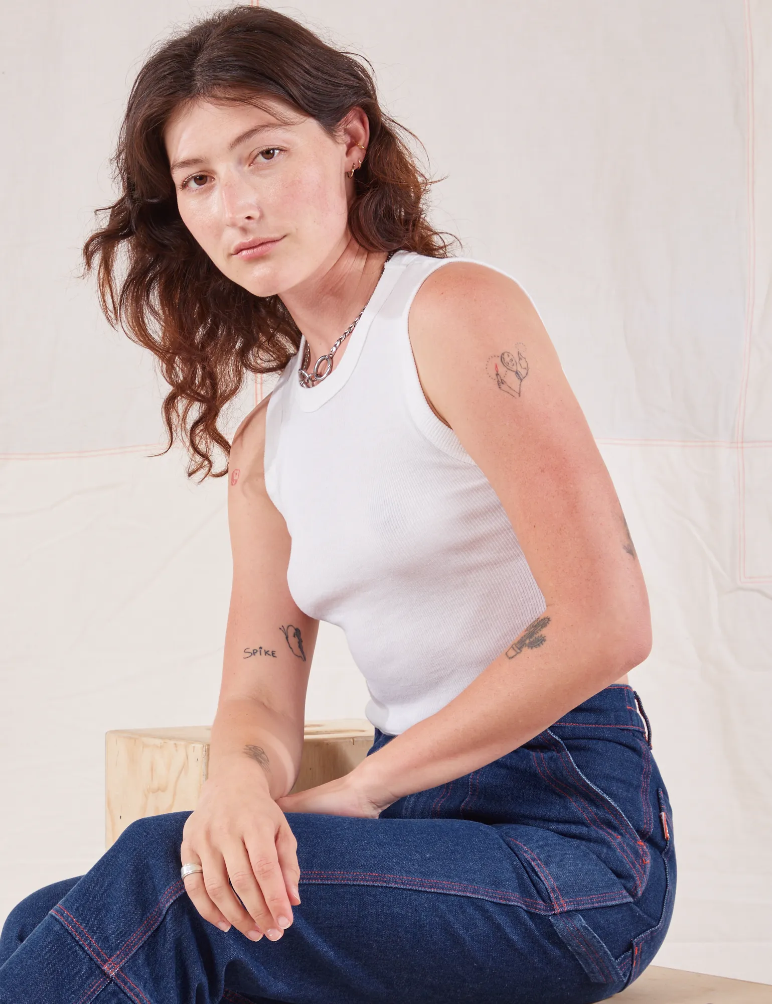 Muscle Tee - Vintage Tee Off-White