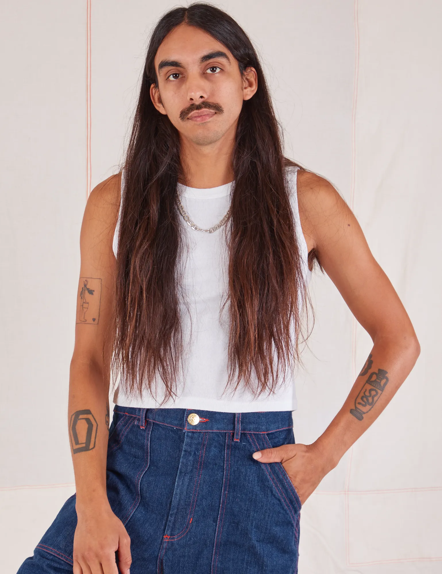 Muscle Tee - Vintage Tee Off-White