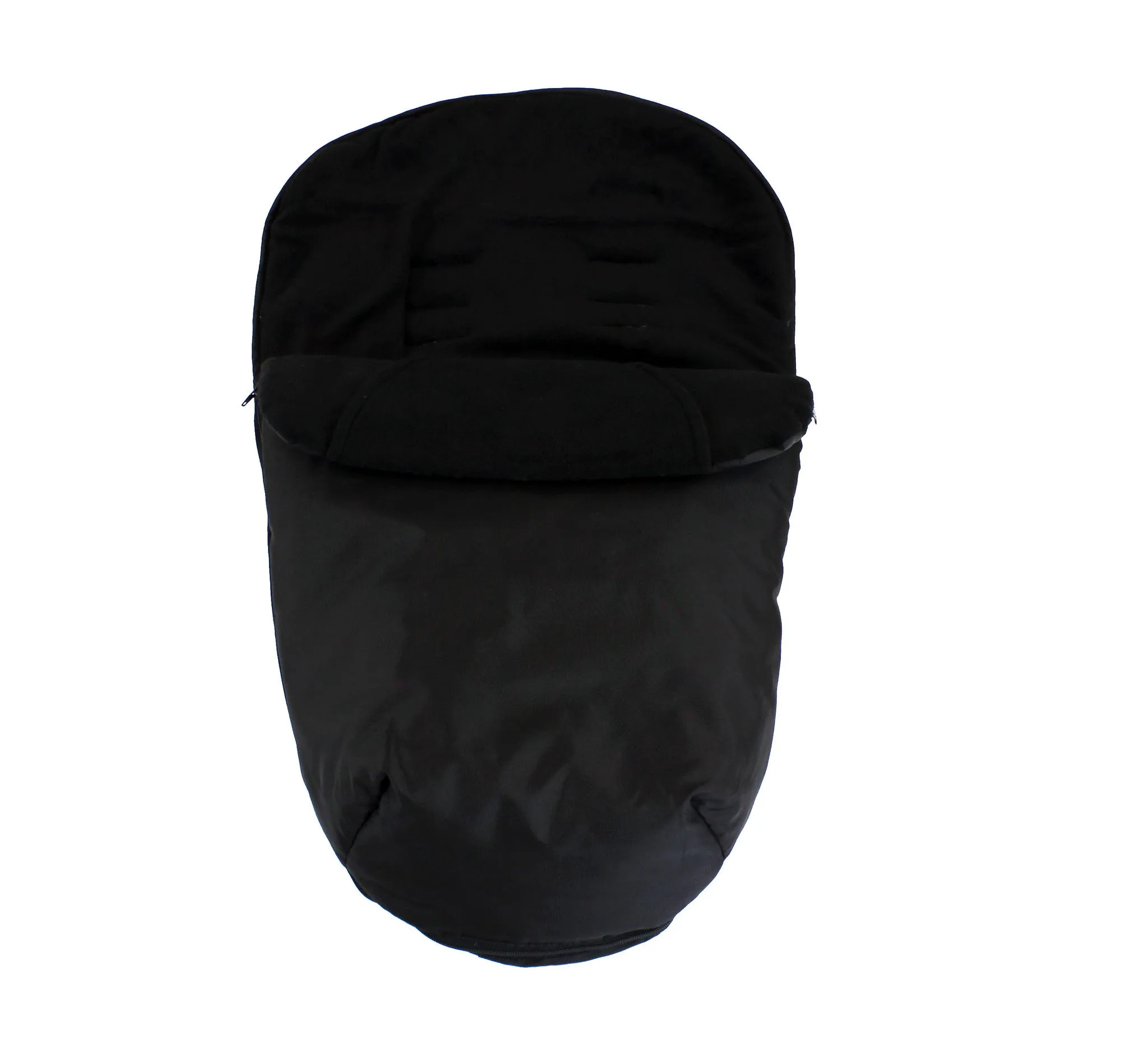 New Fleece Lined Footmuff To Fit Petite Star Zia Pushchair, Quinny Buzz Black