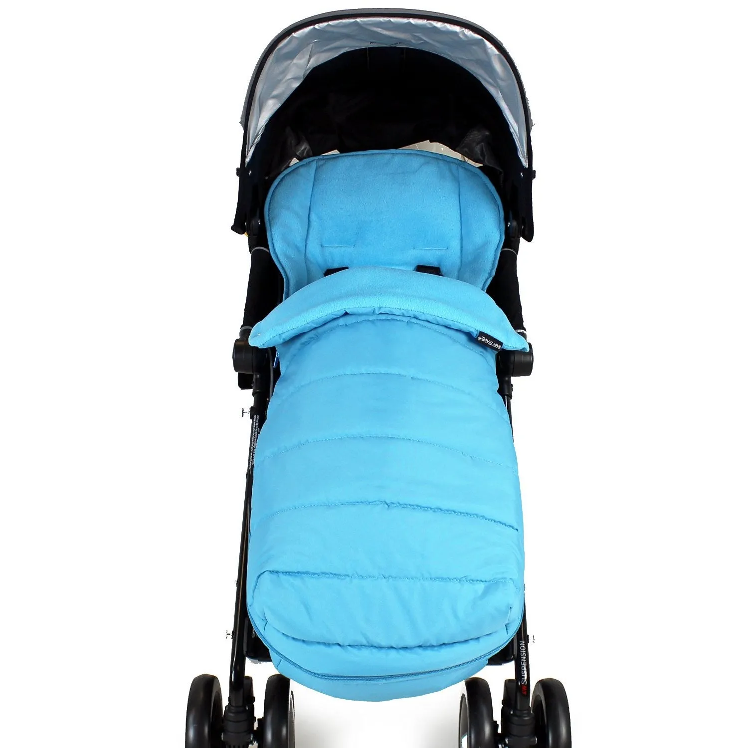 New Luxury Footmuff Liner Ocean (blue) Fit Obaby Atlas Tipitoes Stroller