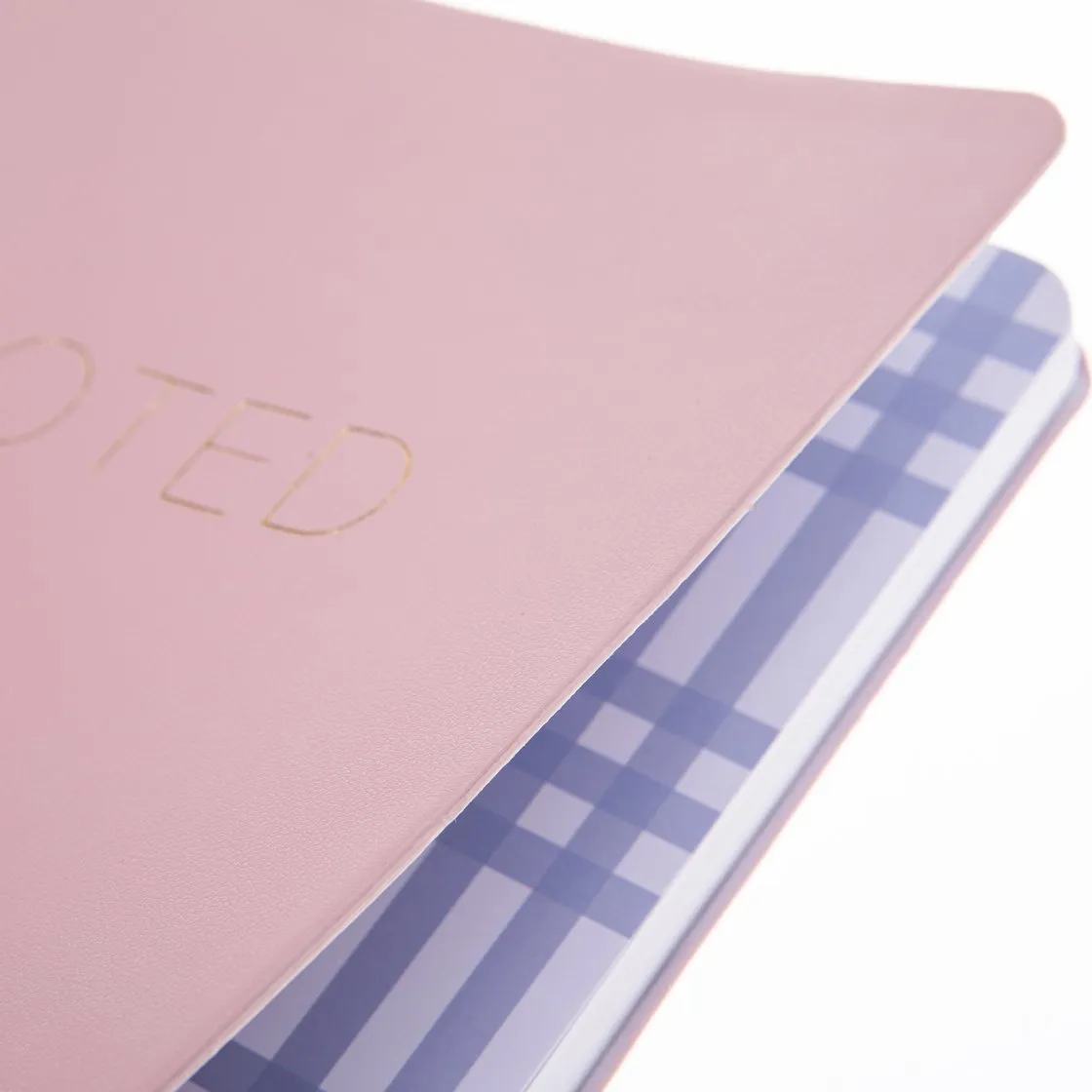 Noted Pink Vegan Leather Journal