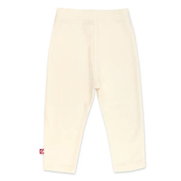 Organic Cotton Leggings - Cream
