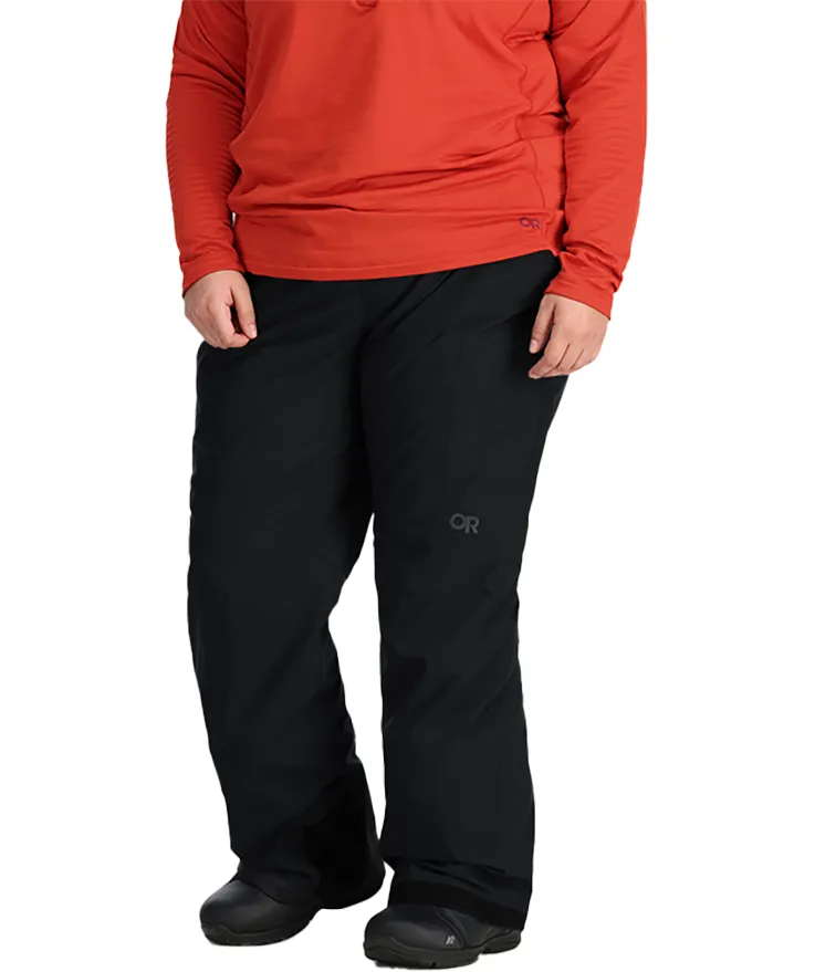 Outdoor Research Women's Snowcrew Plus Size Pants Black 1X - 2X