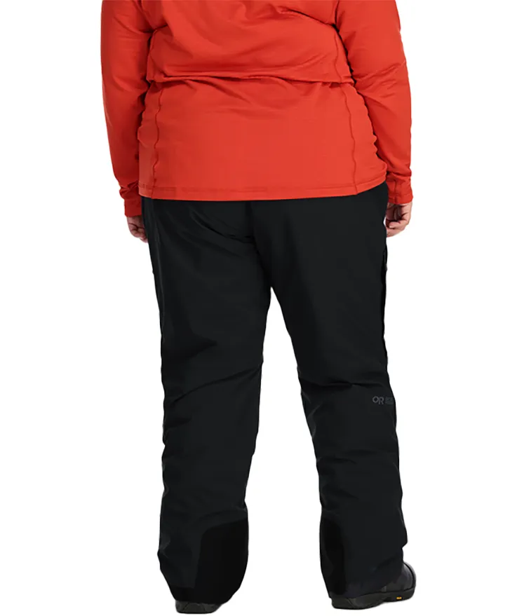 Outdoor Research Women's Snowcrew Plus Size Pants Black 1X - 2X