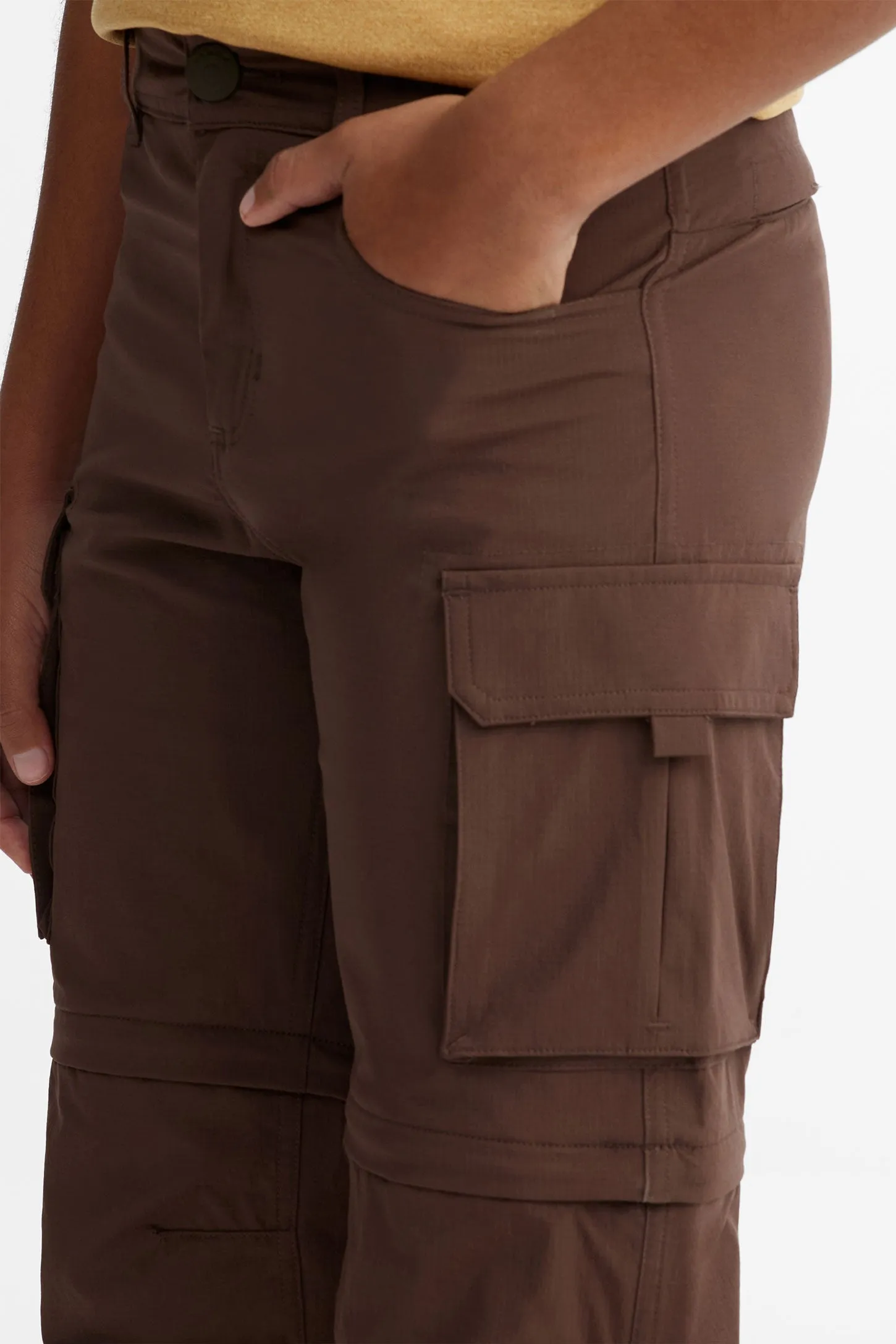 Pantalon cargo convertible en short BM - Ado garçon