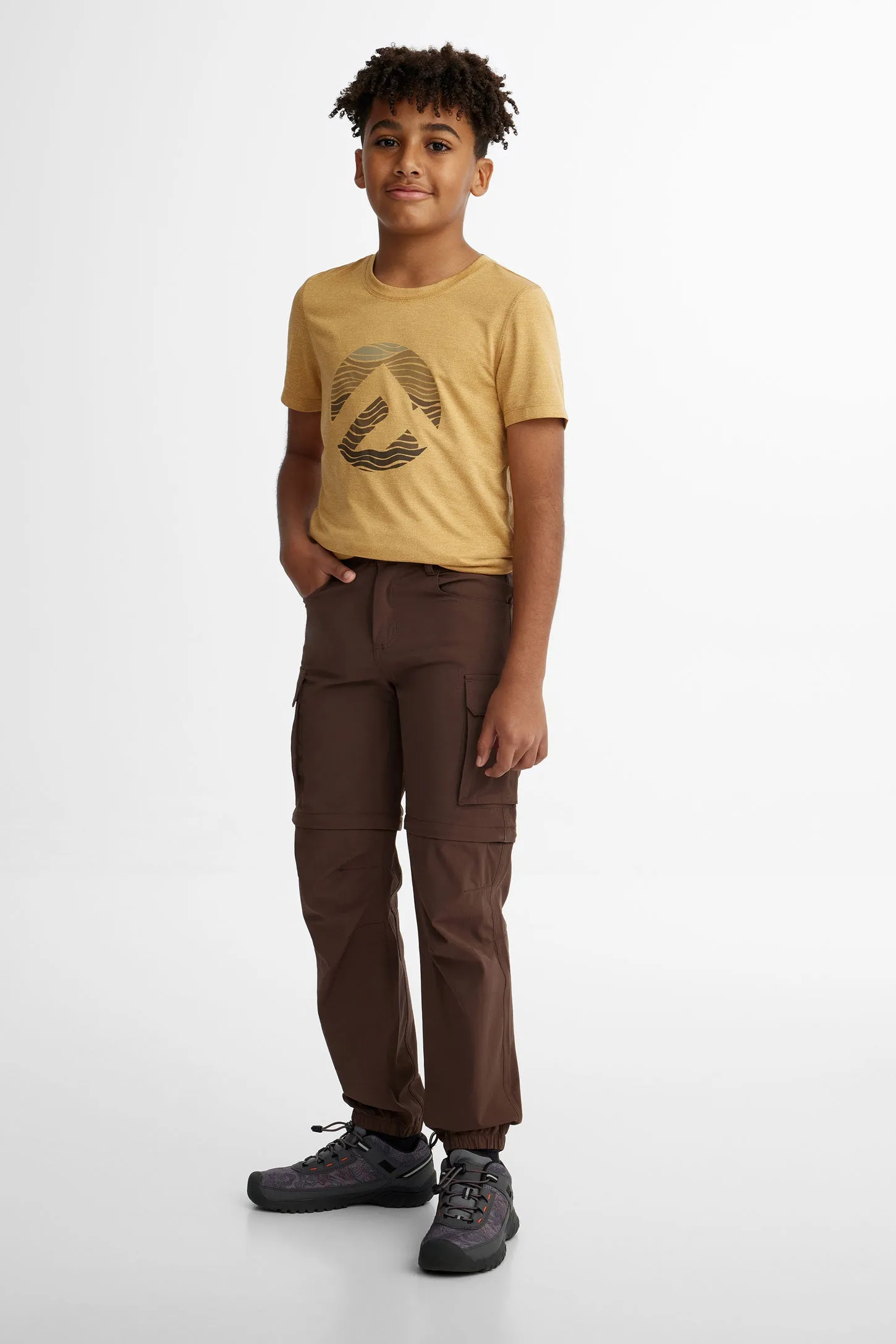 Pantalon cargo convertible en short BM - Ado garçon