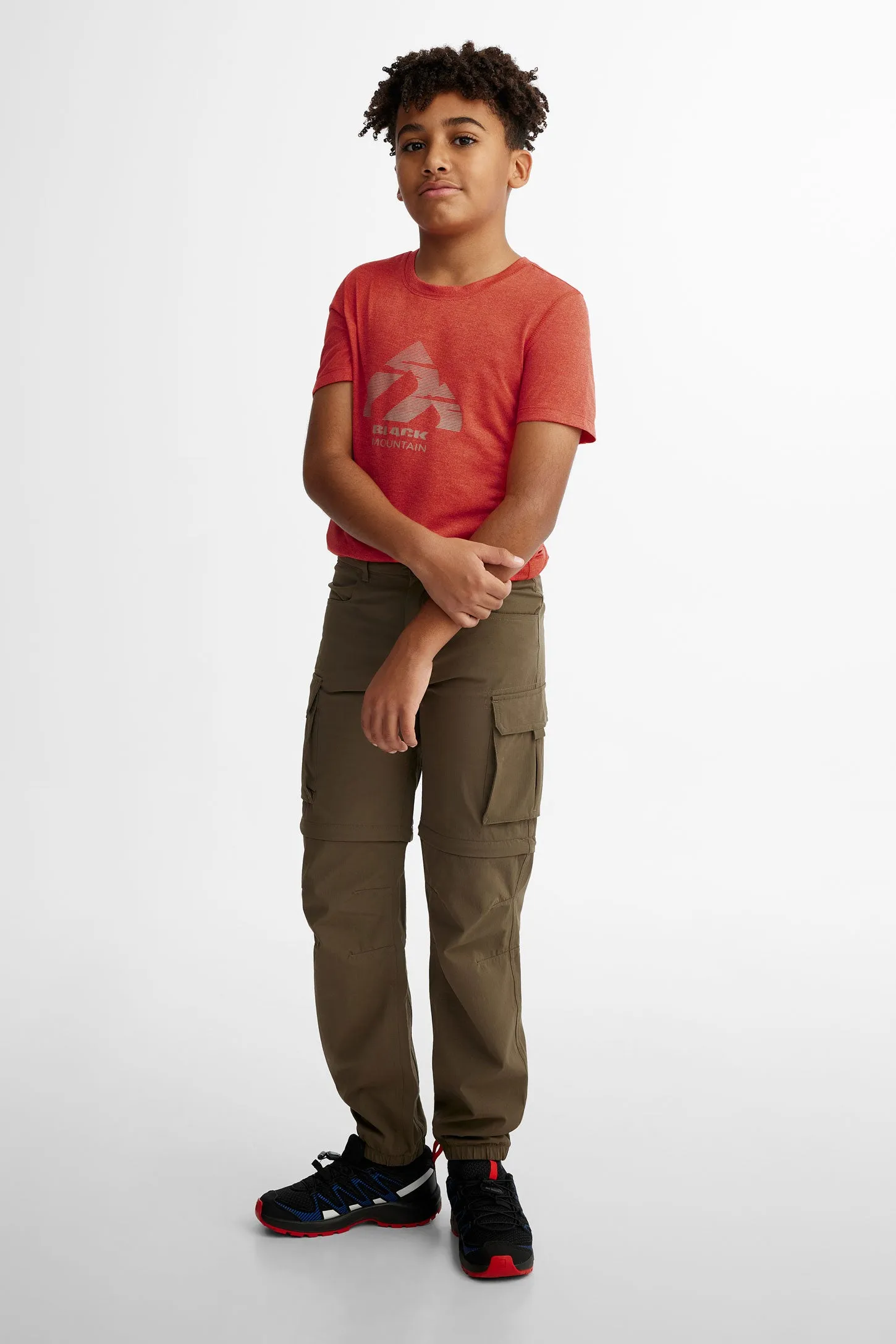 Pantalon cargo convertible en short BM - Ado garçon