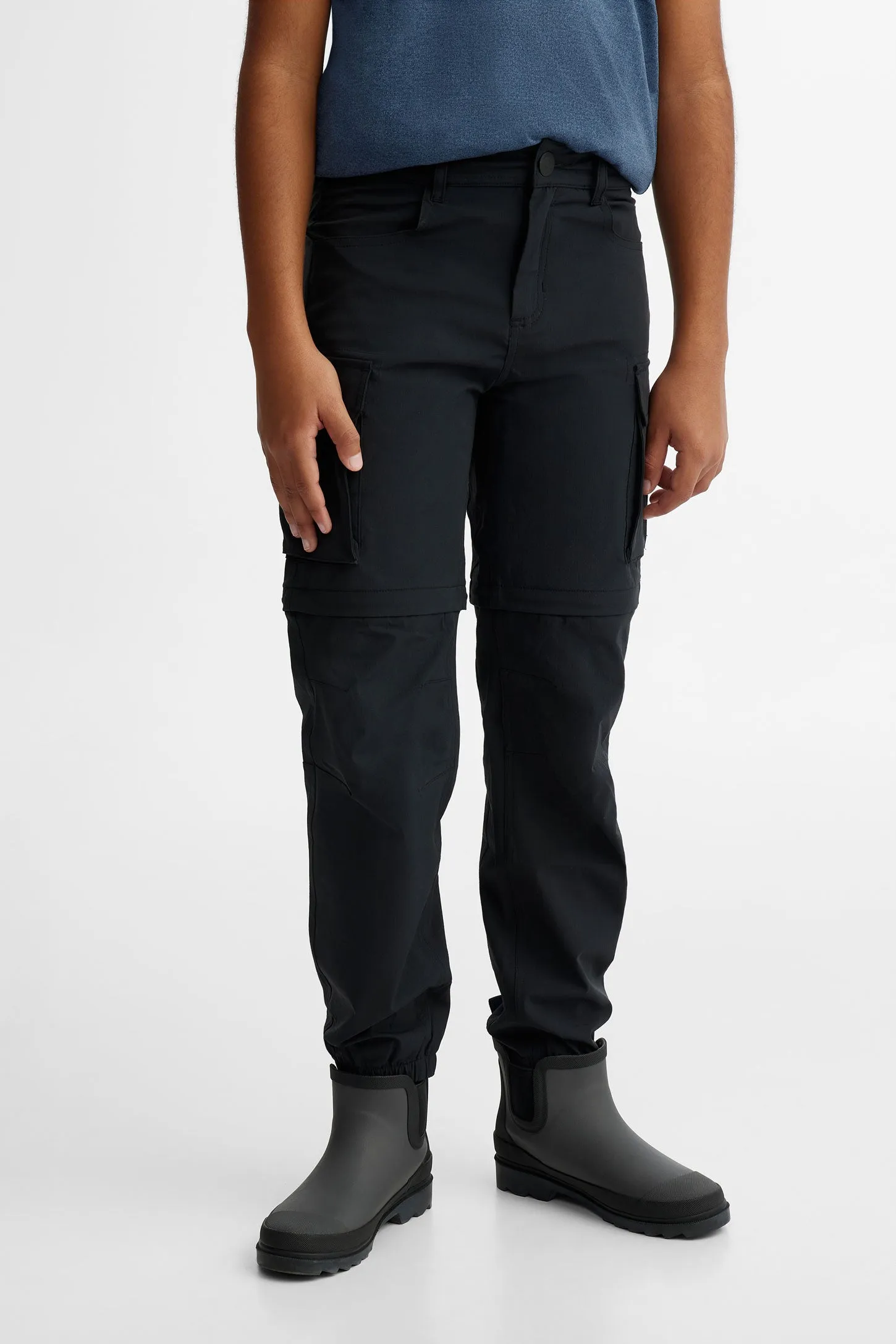 Pantalon cargo convertible en short BM - Ado garçon