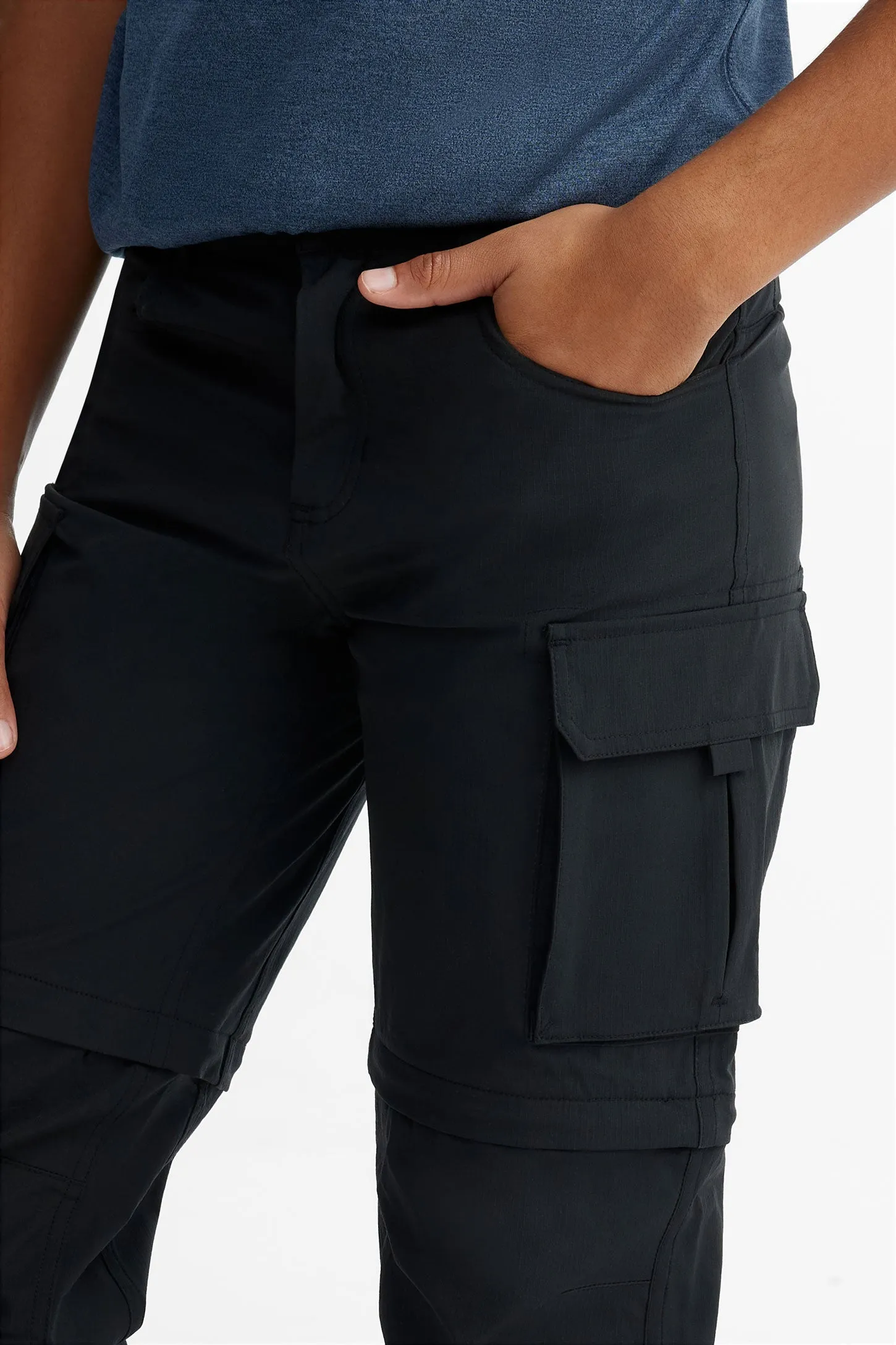 Pantalon cargo convertible en short BM - Ado garçon