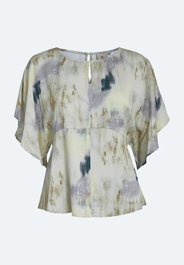 PCThilde Blouse - Safari Sand Print
