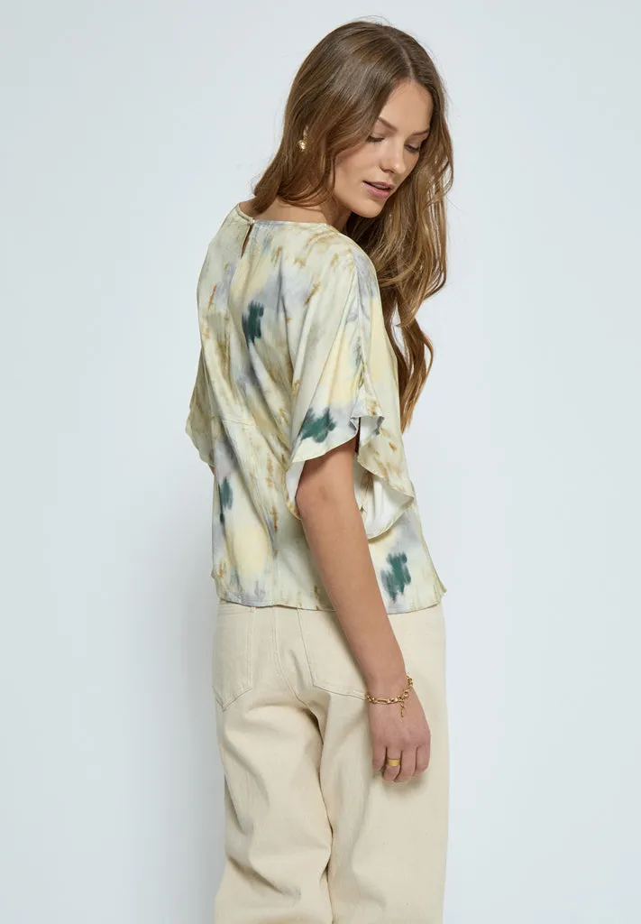 PCThilde Blouse - Safari Sand Print