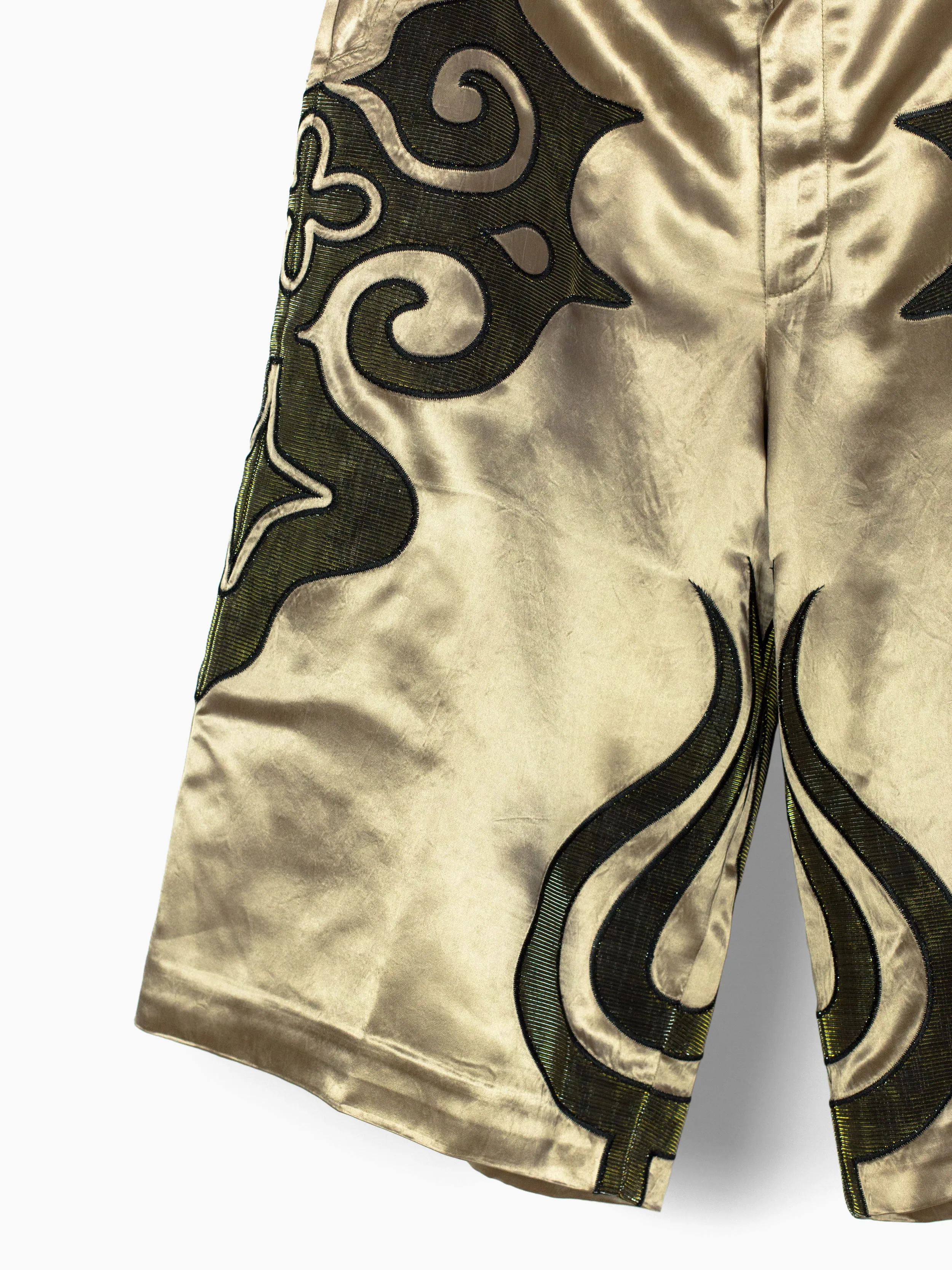 Penultimate SS21 Beaded Satin Shorts