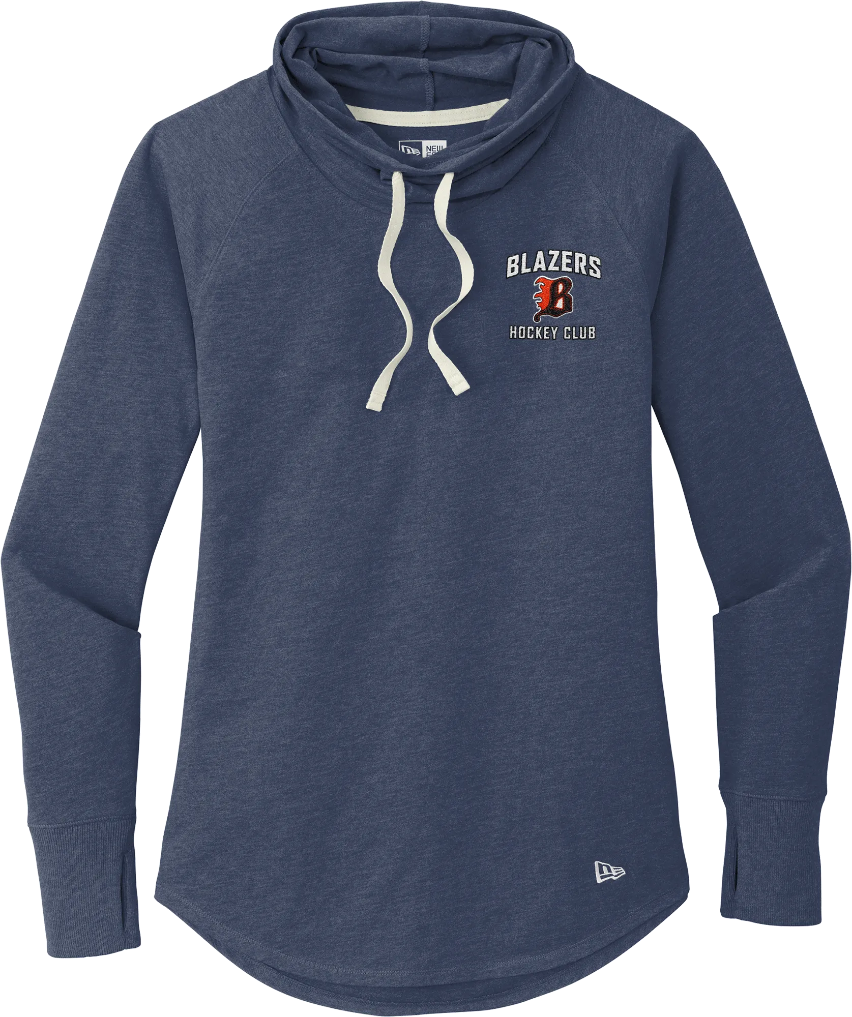 Philadelphia Blazers New Era Ladies Sueded Cotton Blend Cowl Tee
