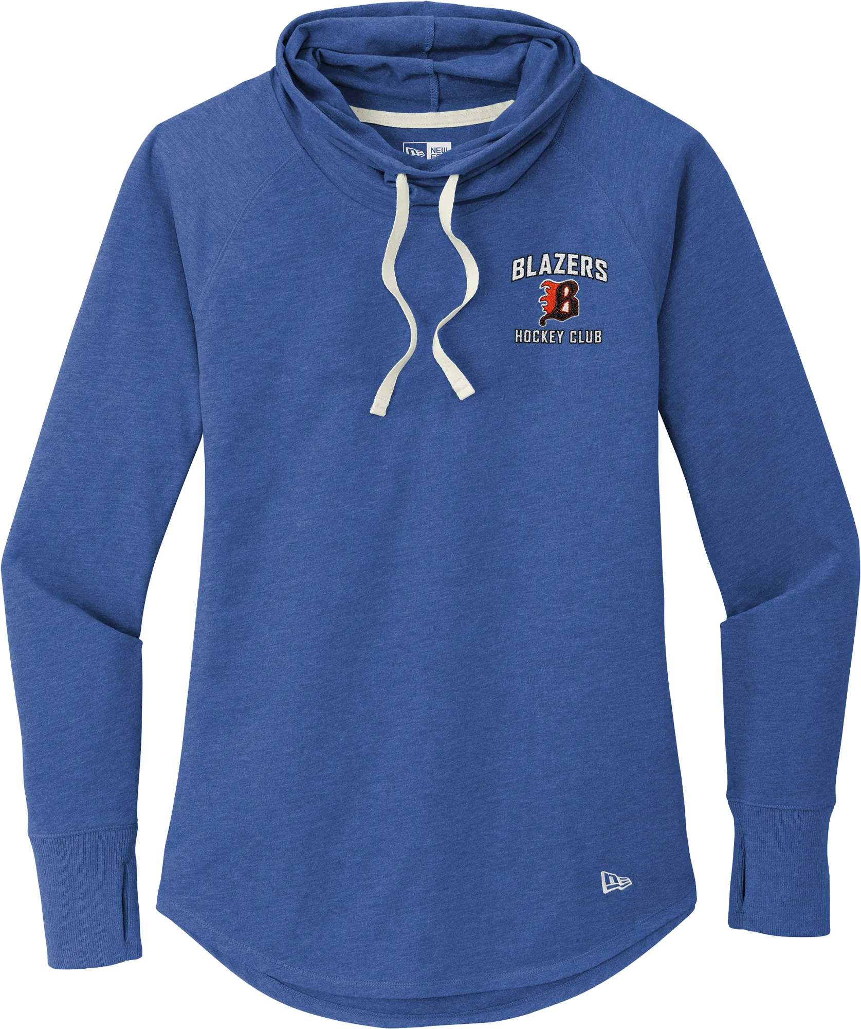 Philadelphia Blazers New Era Ladies Sueded Cotton Blend Cowl Tee
