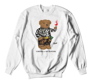 Retro 3 Animal Instinct Cheers Bear Sweater