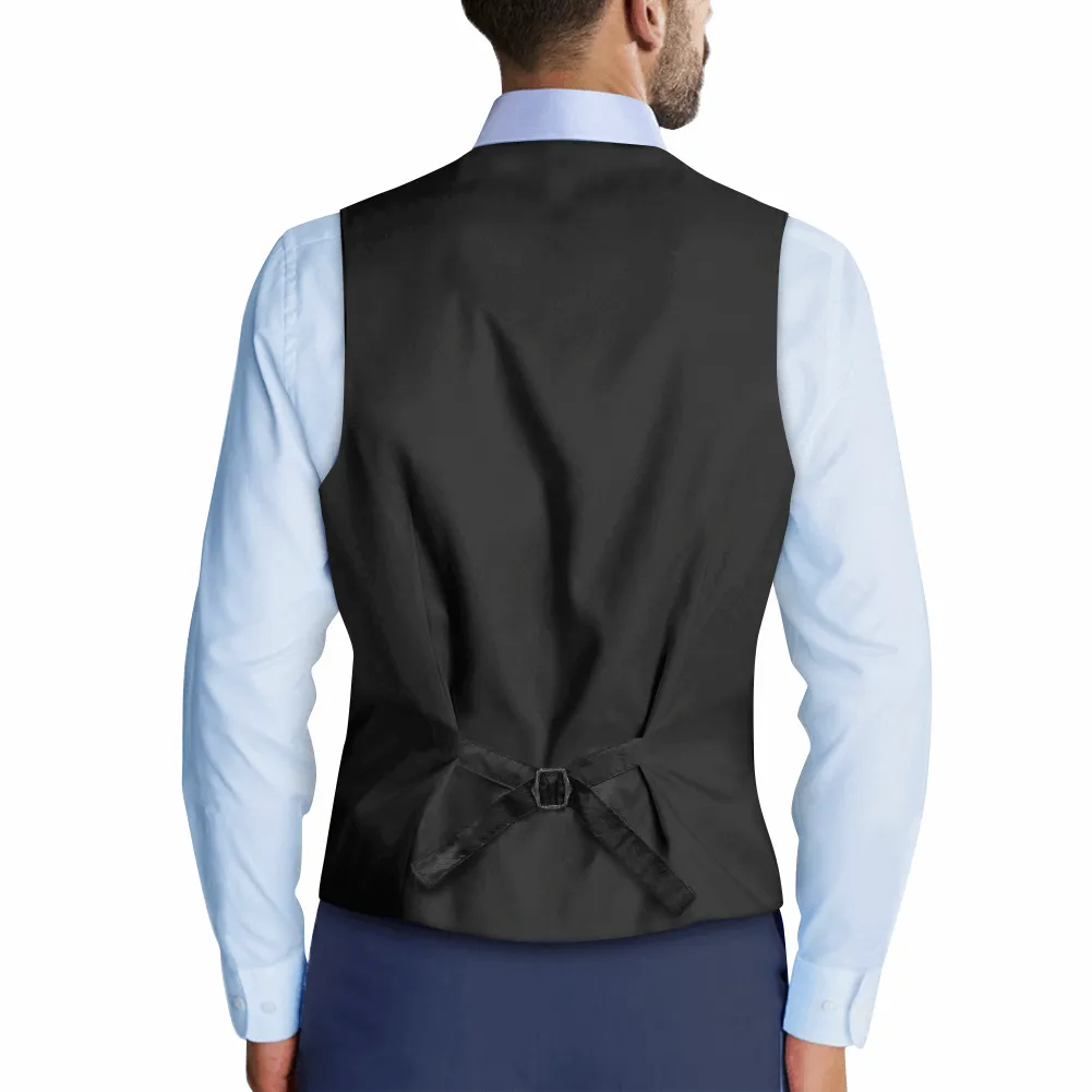 Rogue & Co Woven Fabric Mismatched Vest – Safari