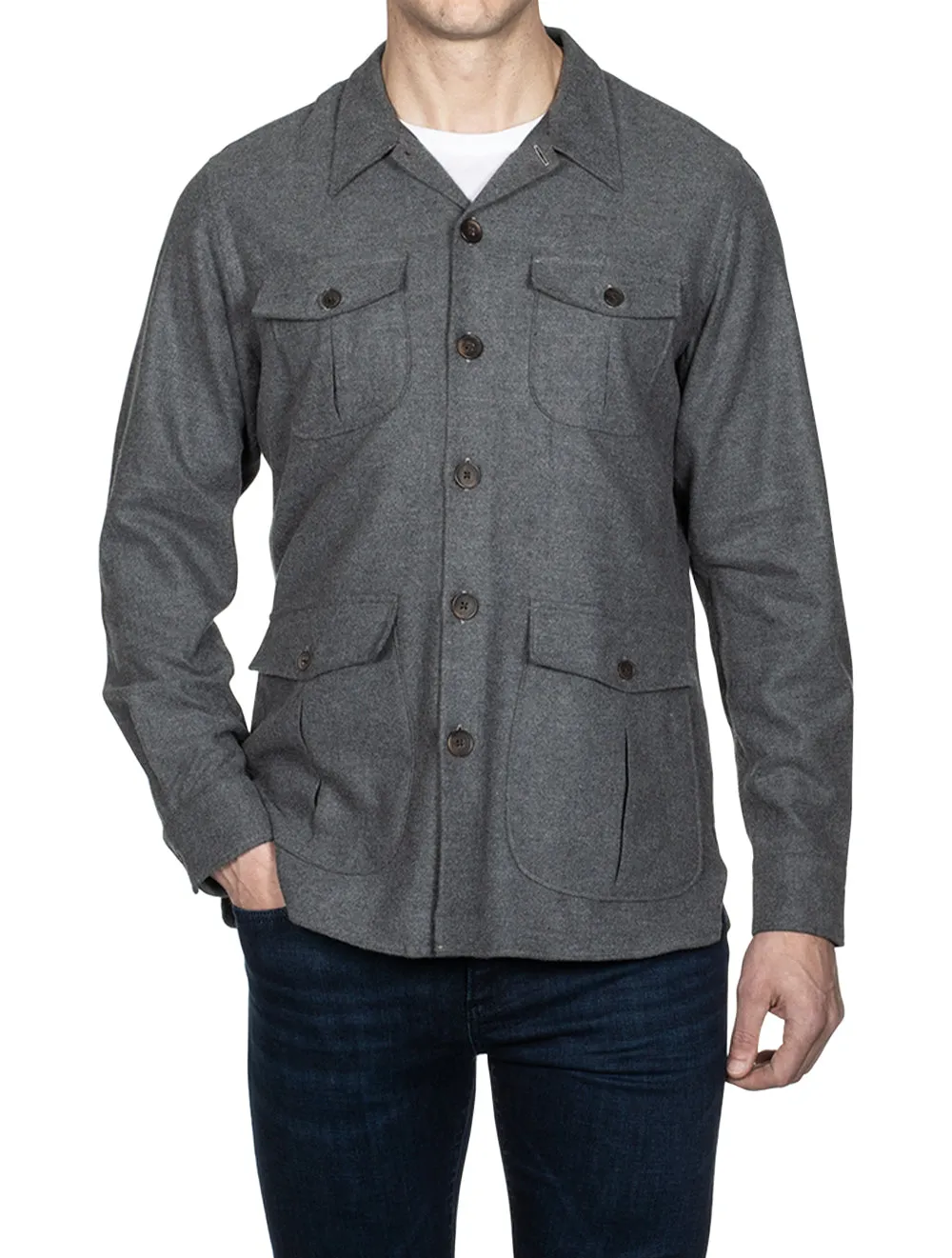 Safari Shirt Charcoal