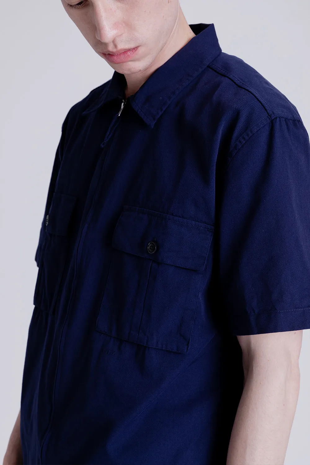 Safari Shirt - Navy